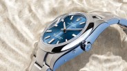 rolex watch on a beach