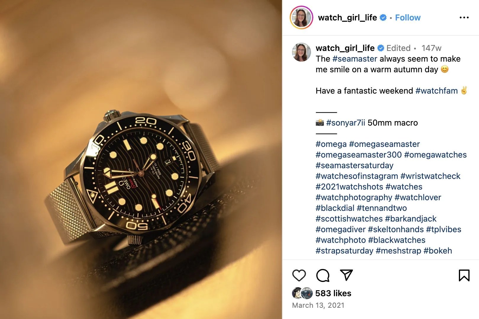a watch on a table