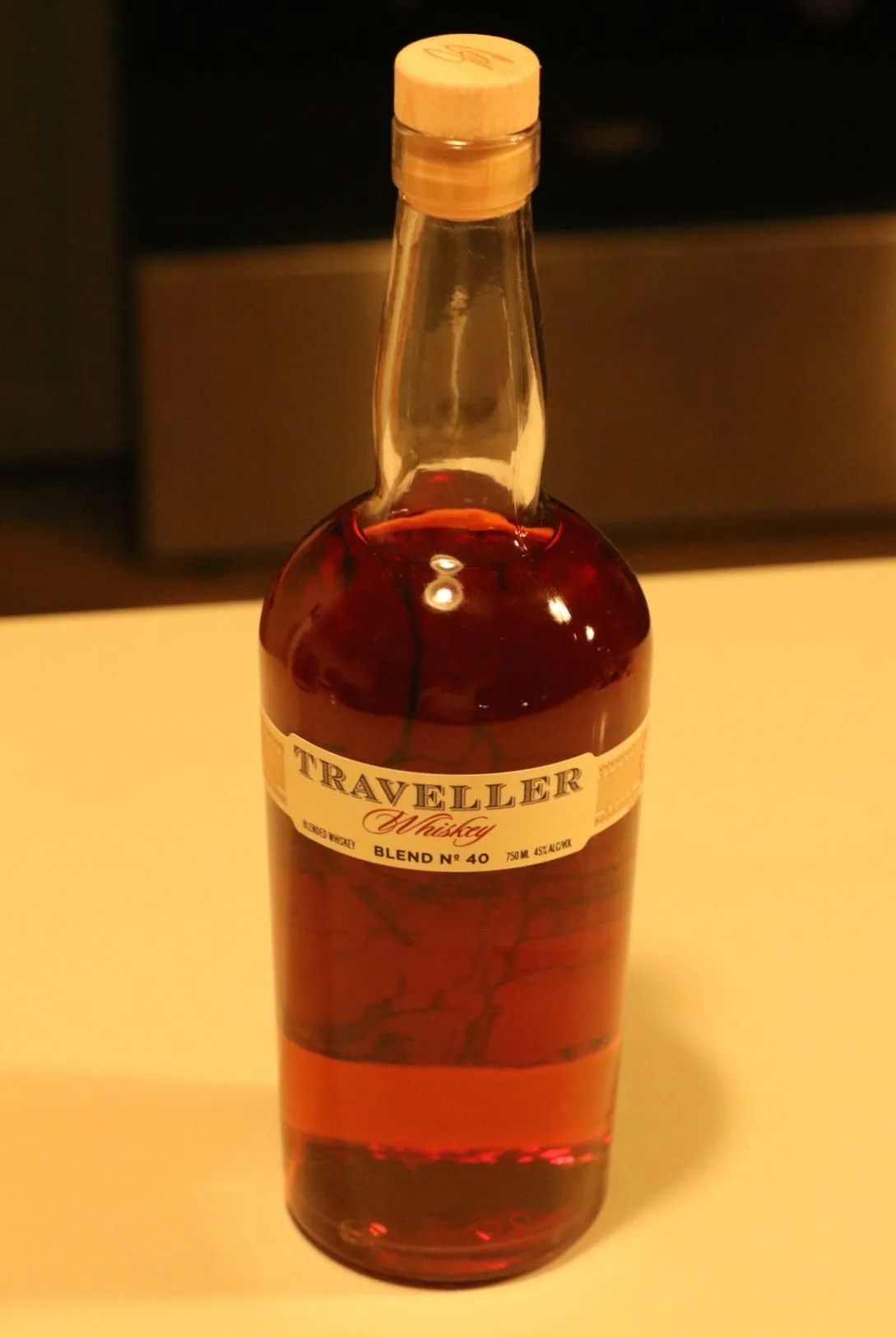 a bottle of whiskey