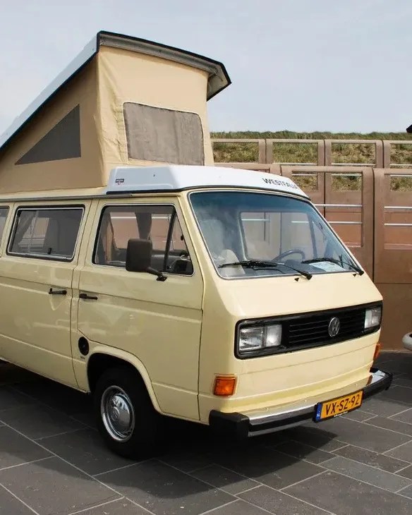 vintage VW camper van