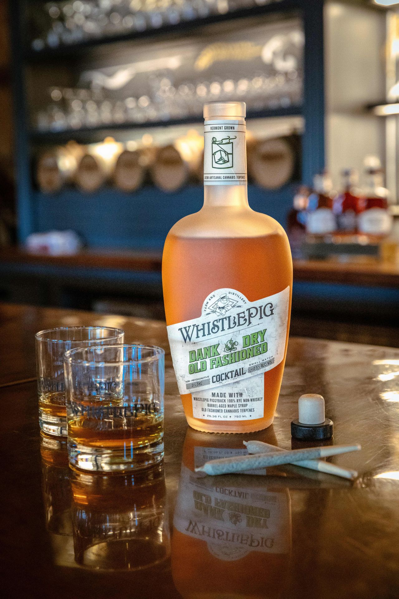 dank and dry old fashioned bottle