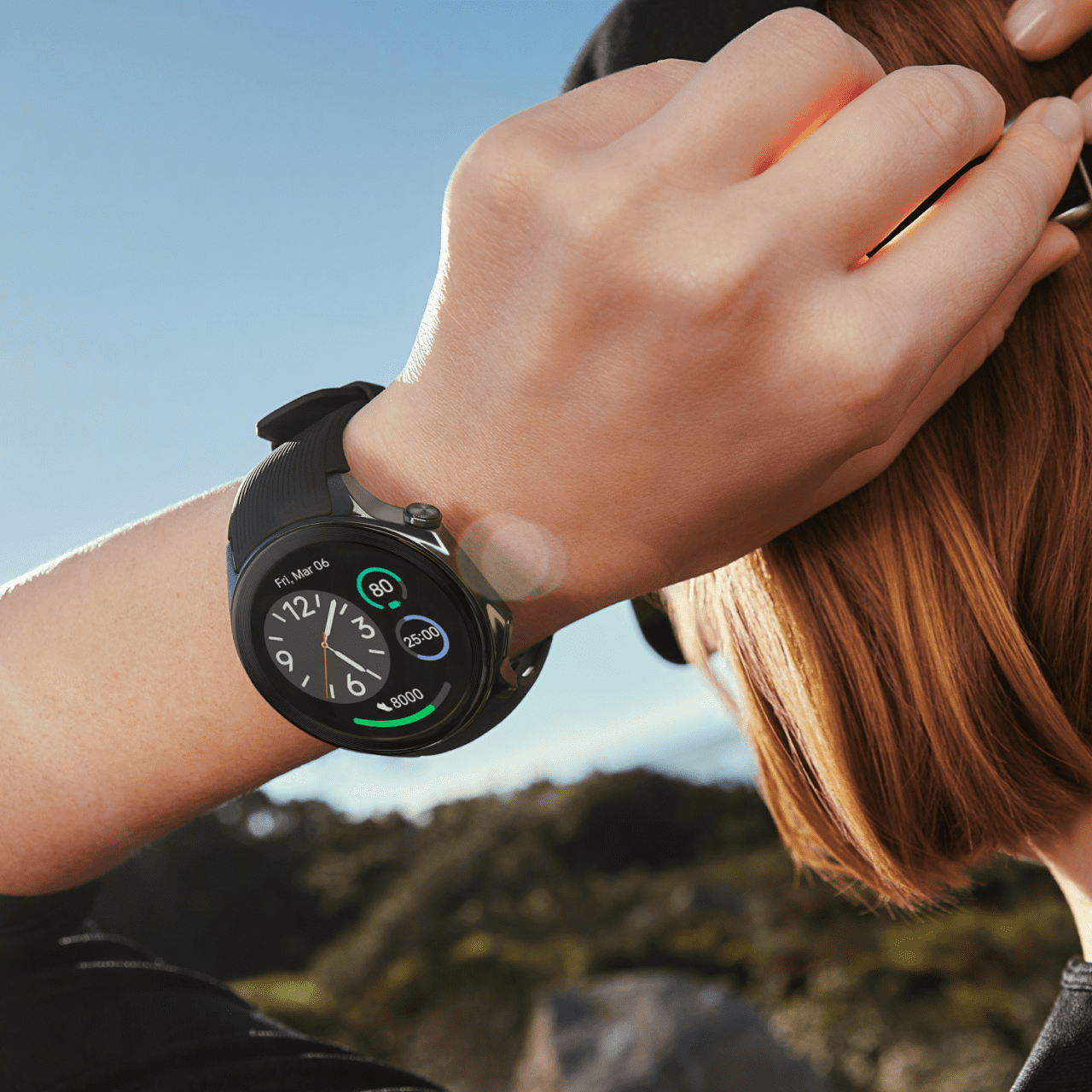 person wearing OnePlus Watch 2
