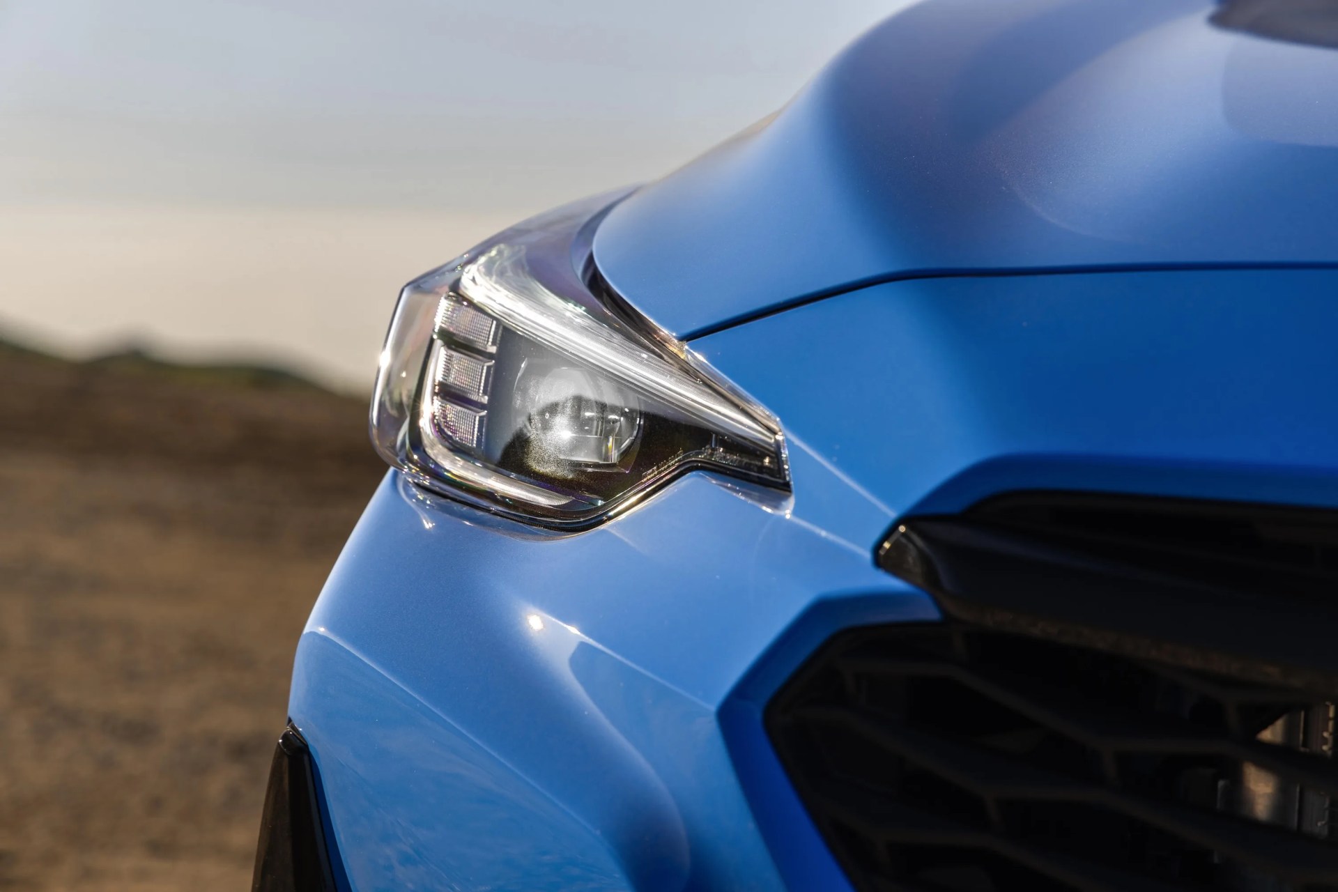 headlight of subaru impreza rs