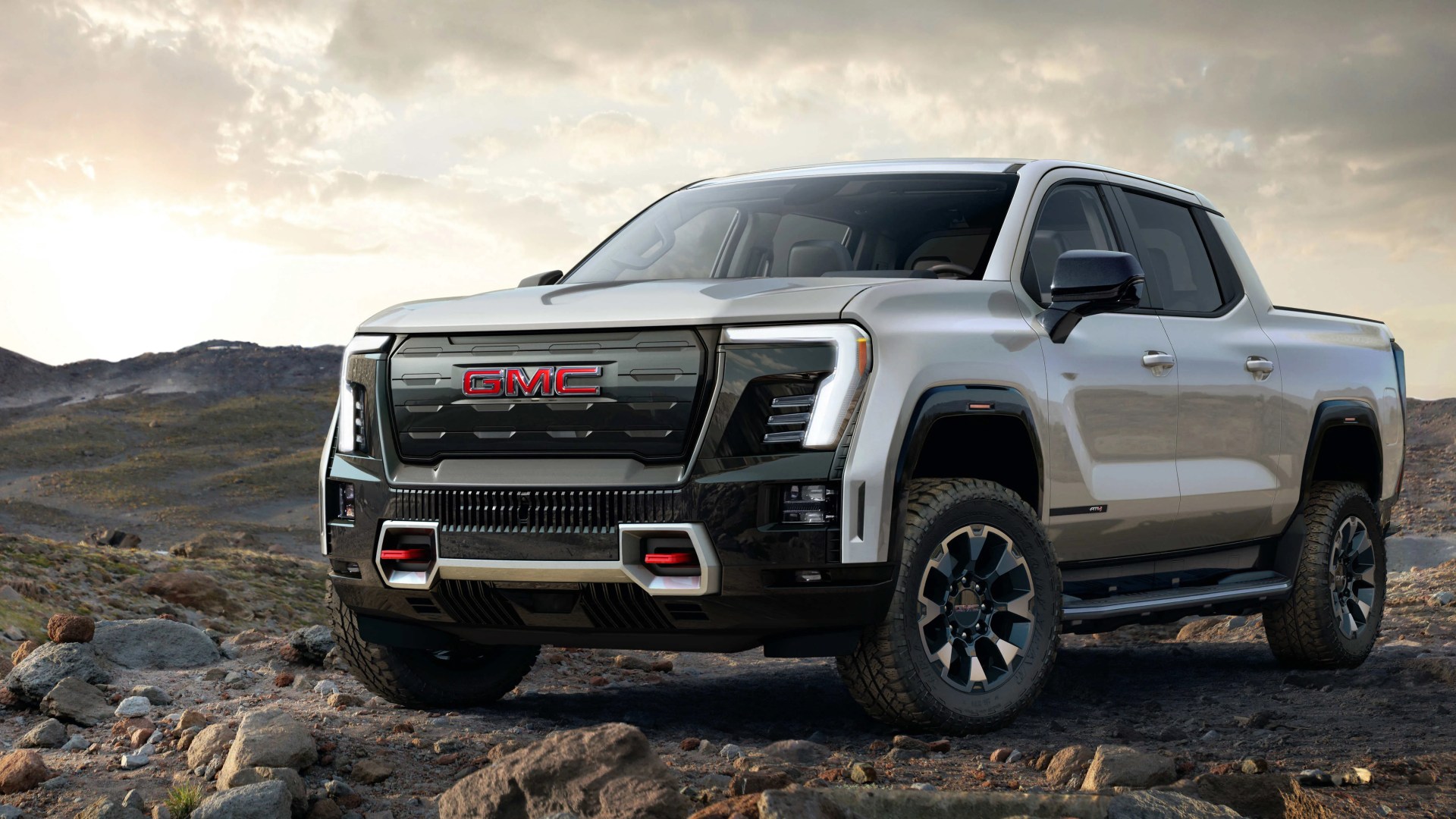 gmc sierra ev at4 rendering