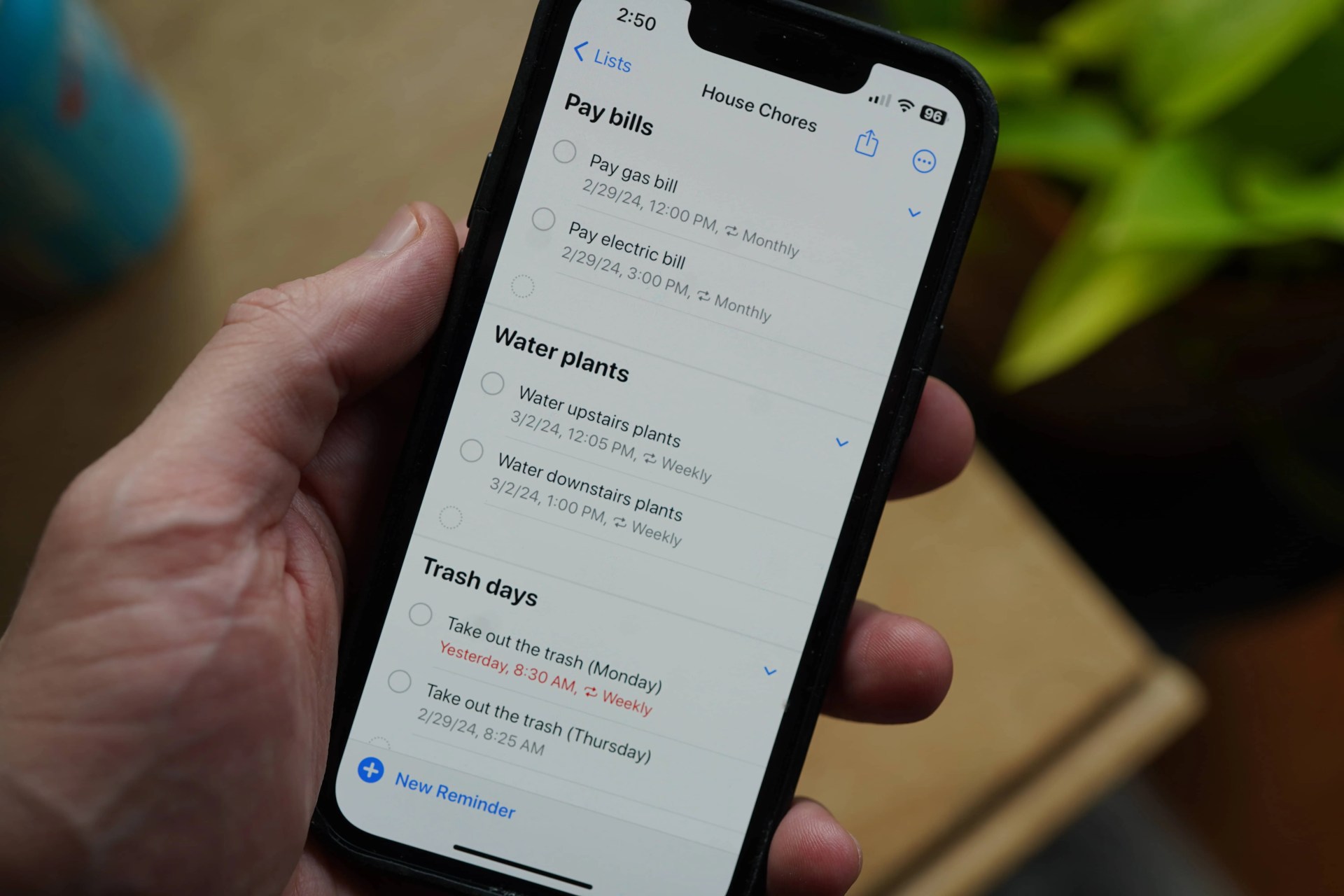 Reminders-app