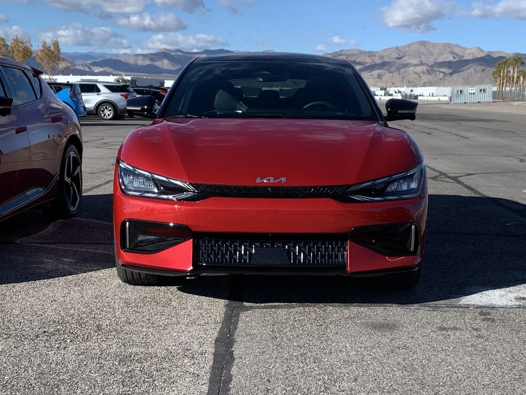 Kia EV6 GT in a parking lot