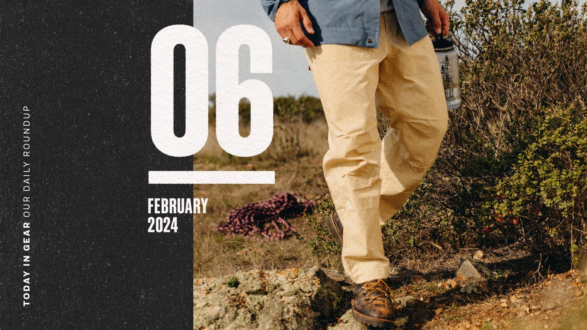 Today in Gear February 6 2024 Person wearing Taylor Stitch The Scramble Pant in Boulder