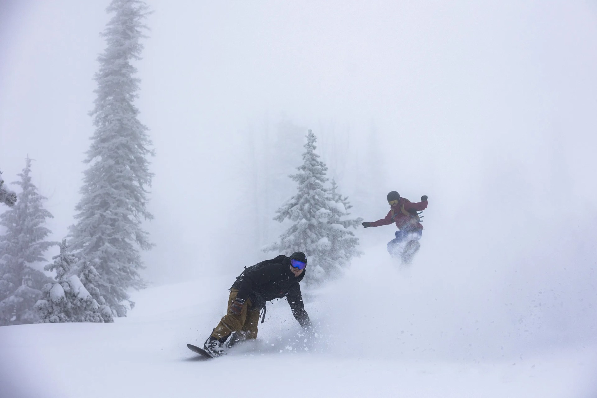 snowboarding snowcat brundage mountain idaho