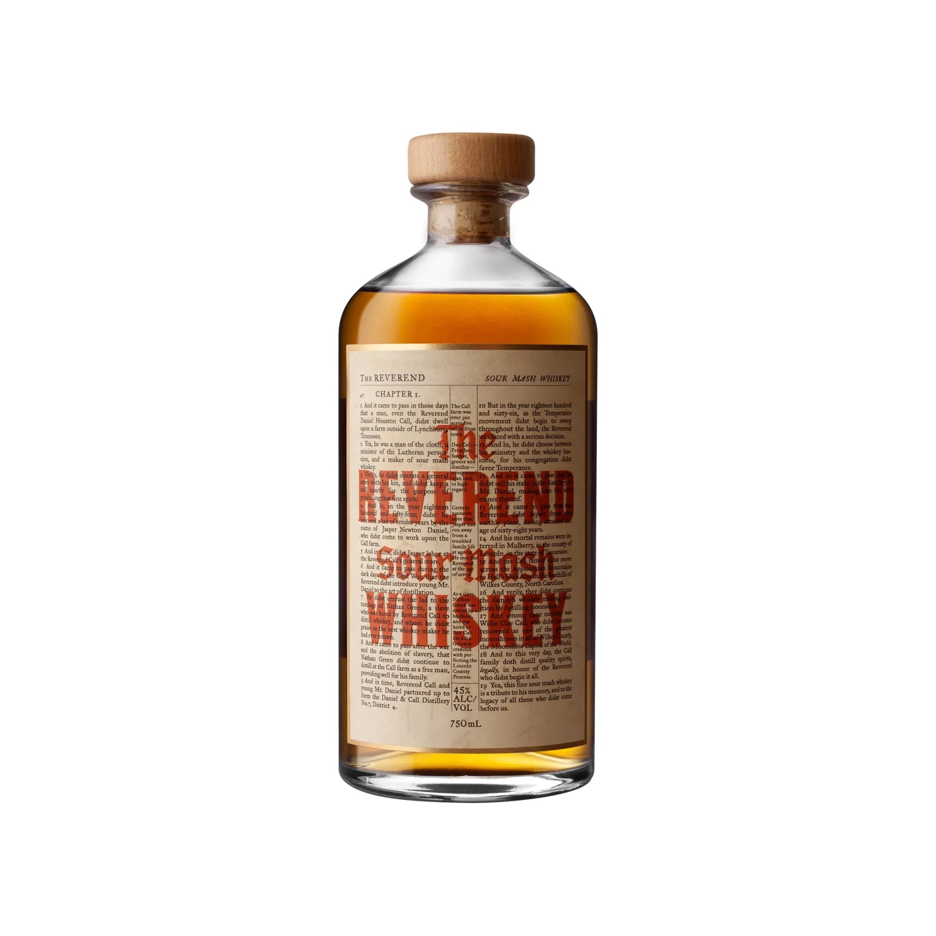 a whiskey bottle