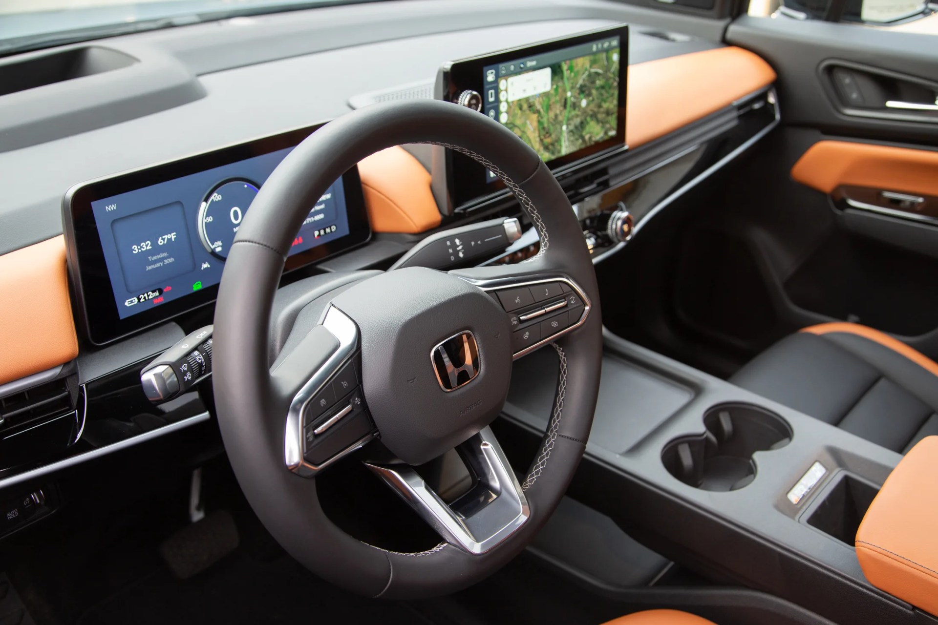 the driver's side interior of a 2024 honda prologue