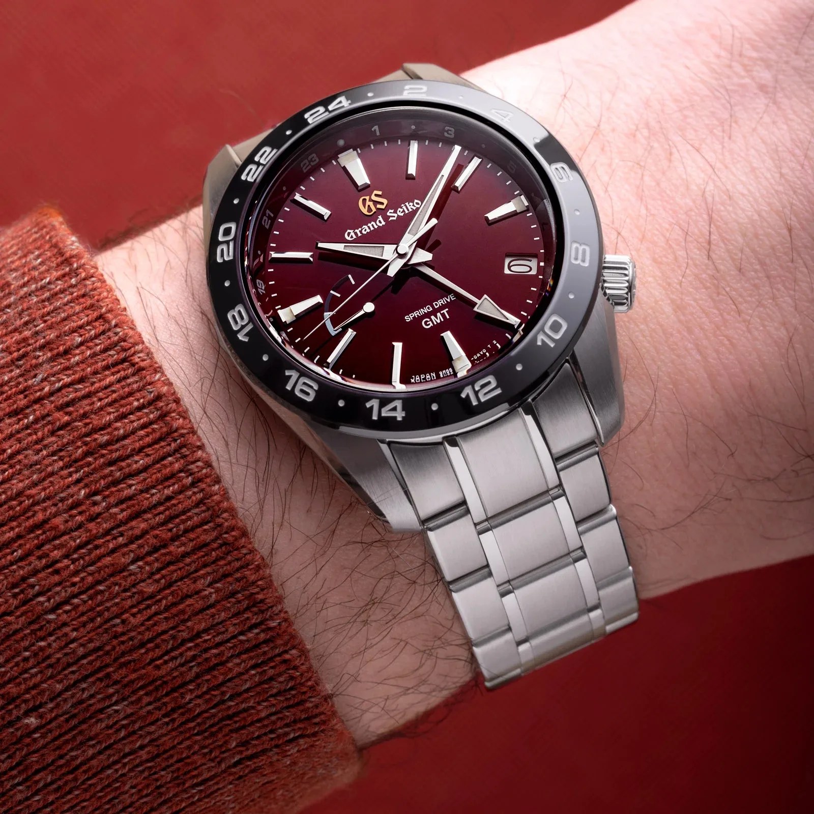watch on wrist
