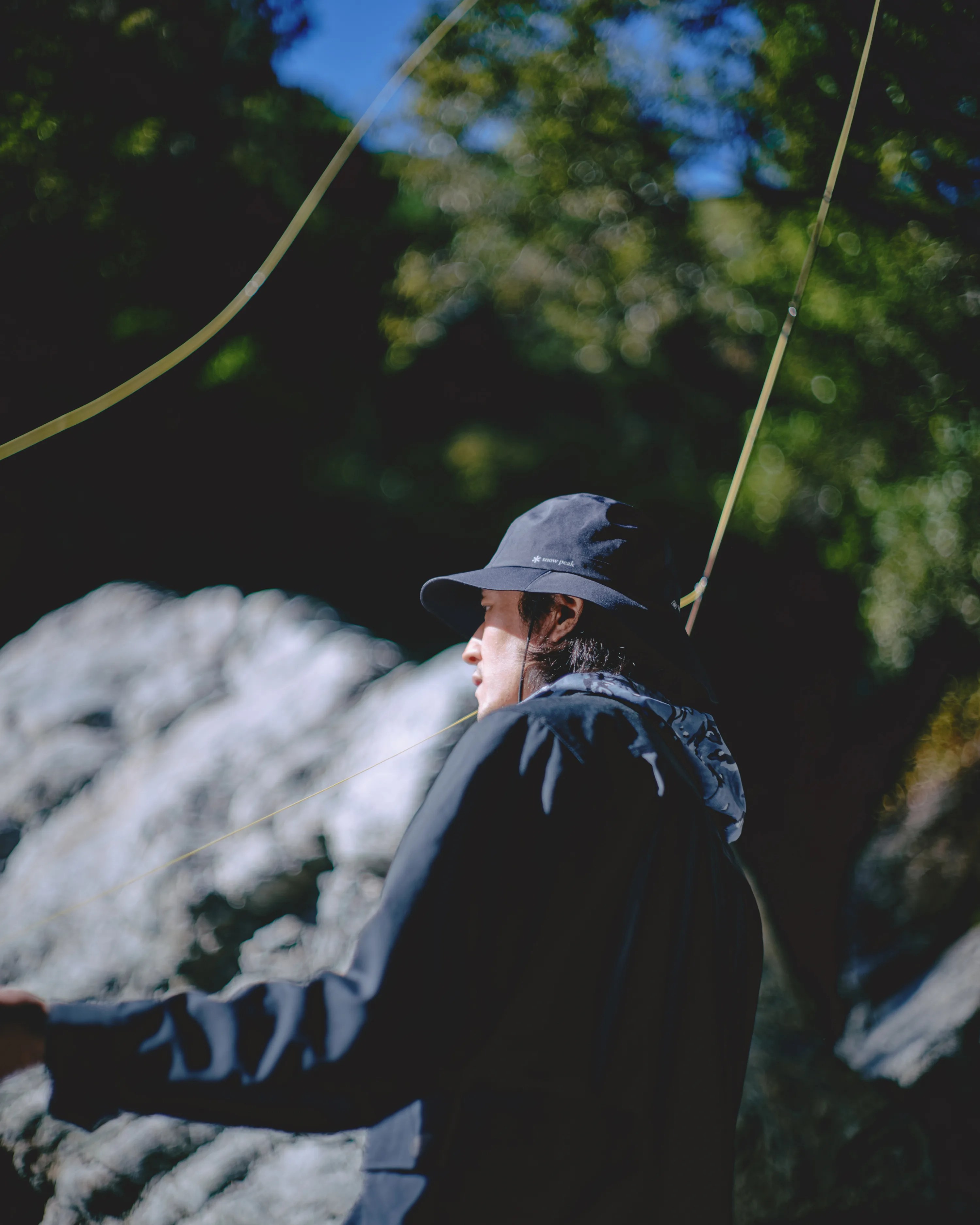 snow peak gore tex rain series fly fishing