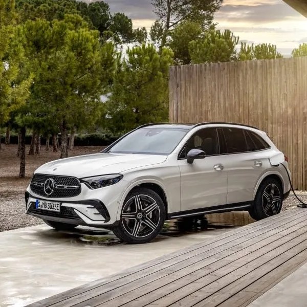 mercedes glc on a charger