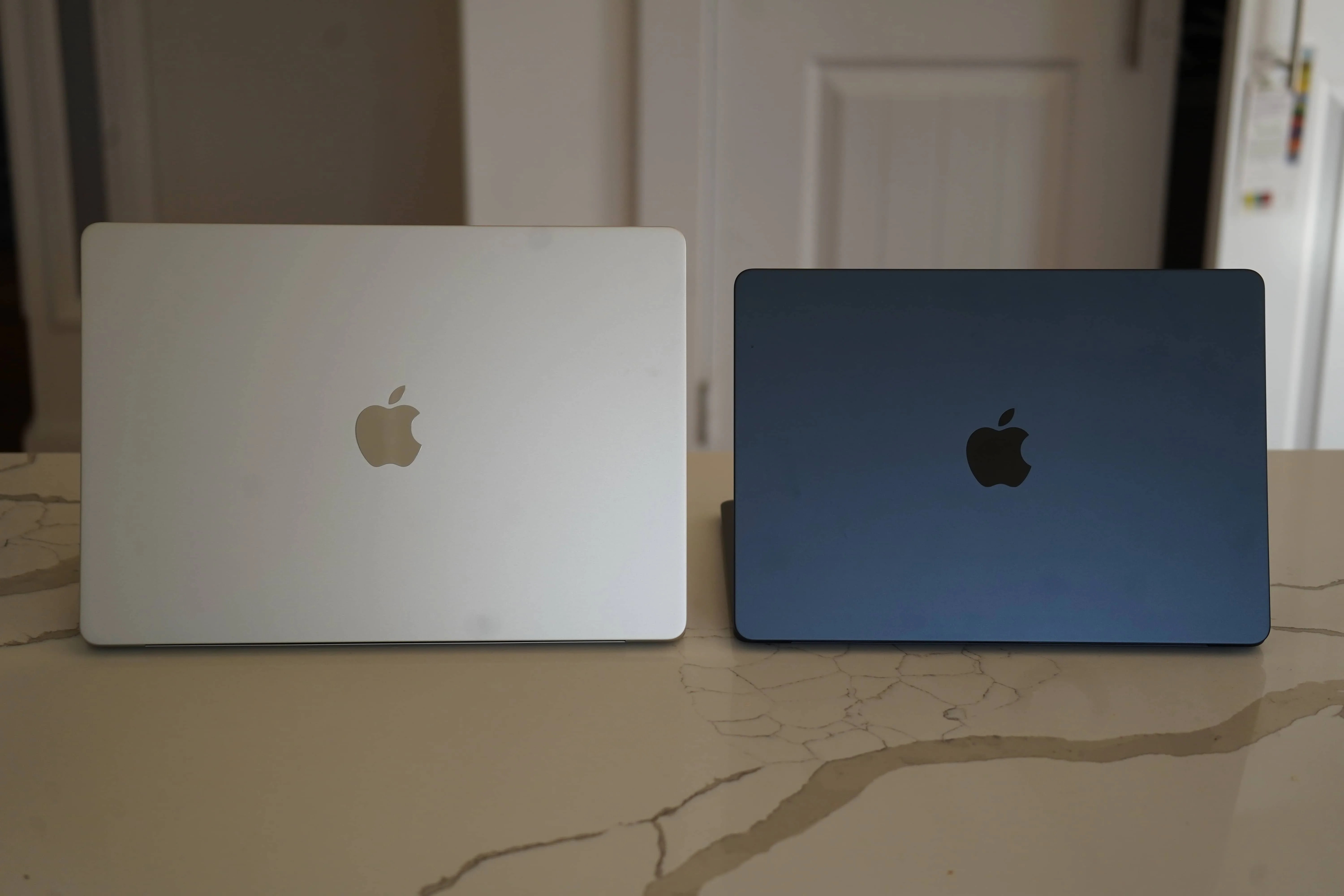 15-inch macbook air and 13-inch macbook air side by side
