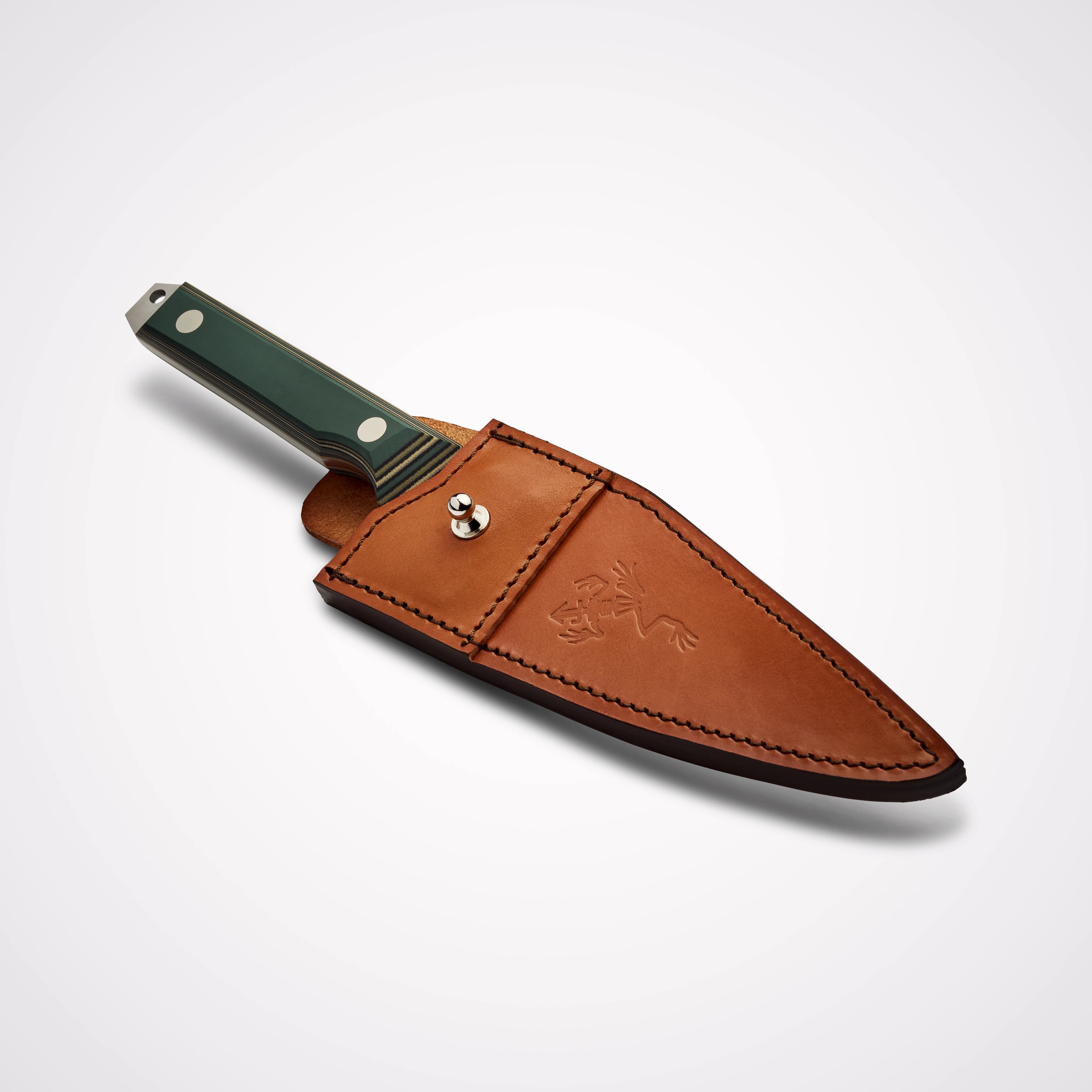 tactical outdoor chef knife in sheath