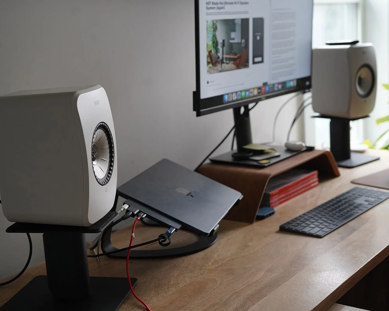 KEF LSX II LT wireless speakers