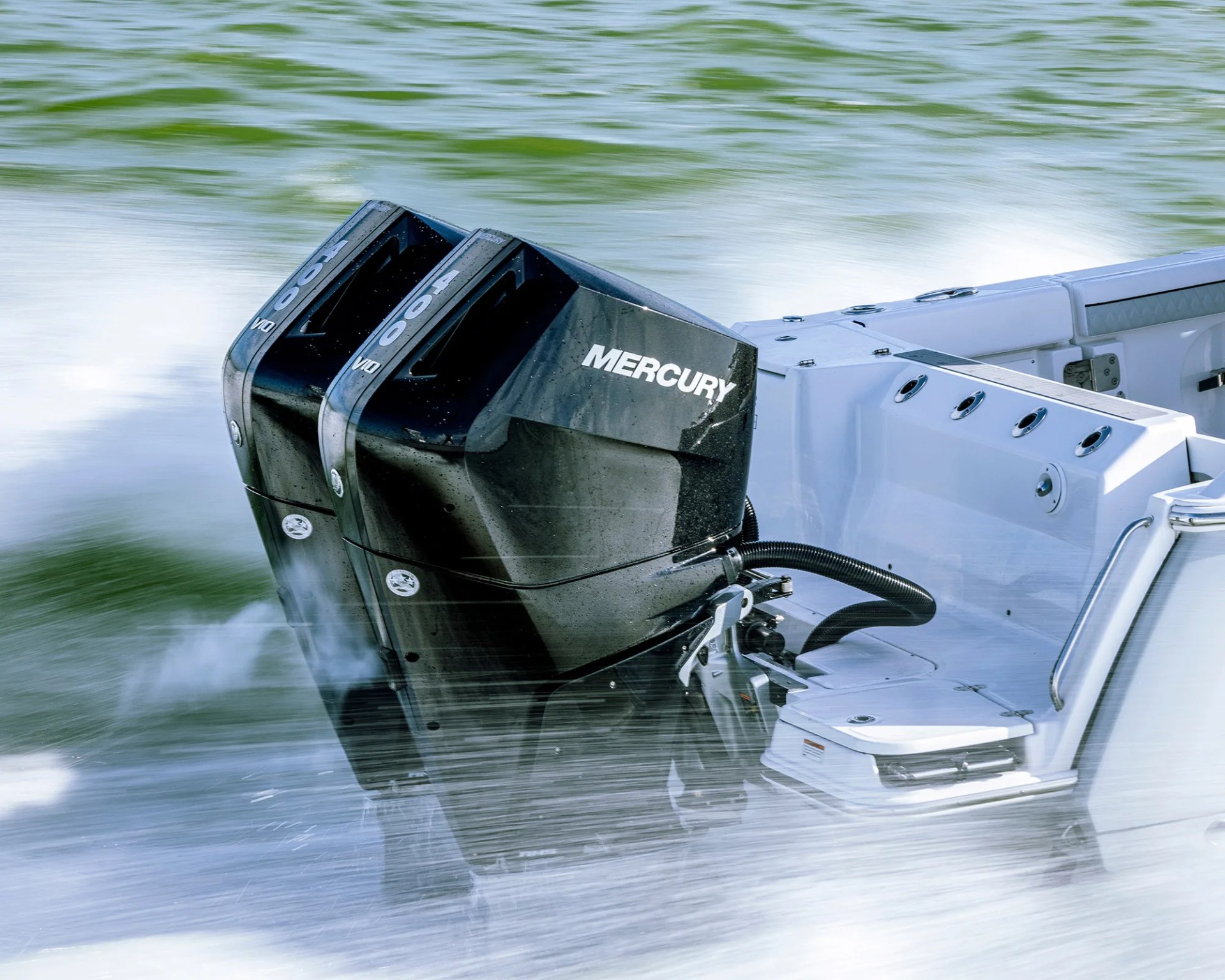 Mercury Marine engine on a boat