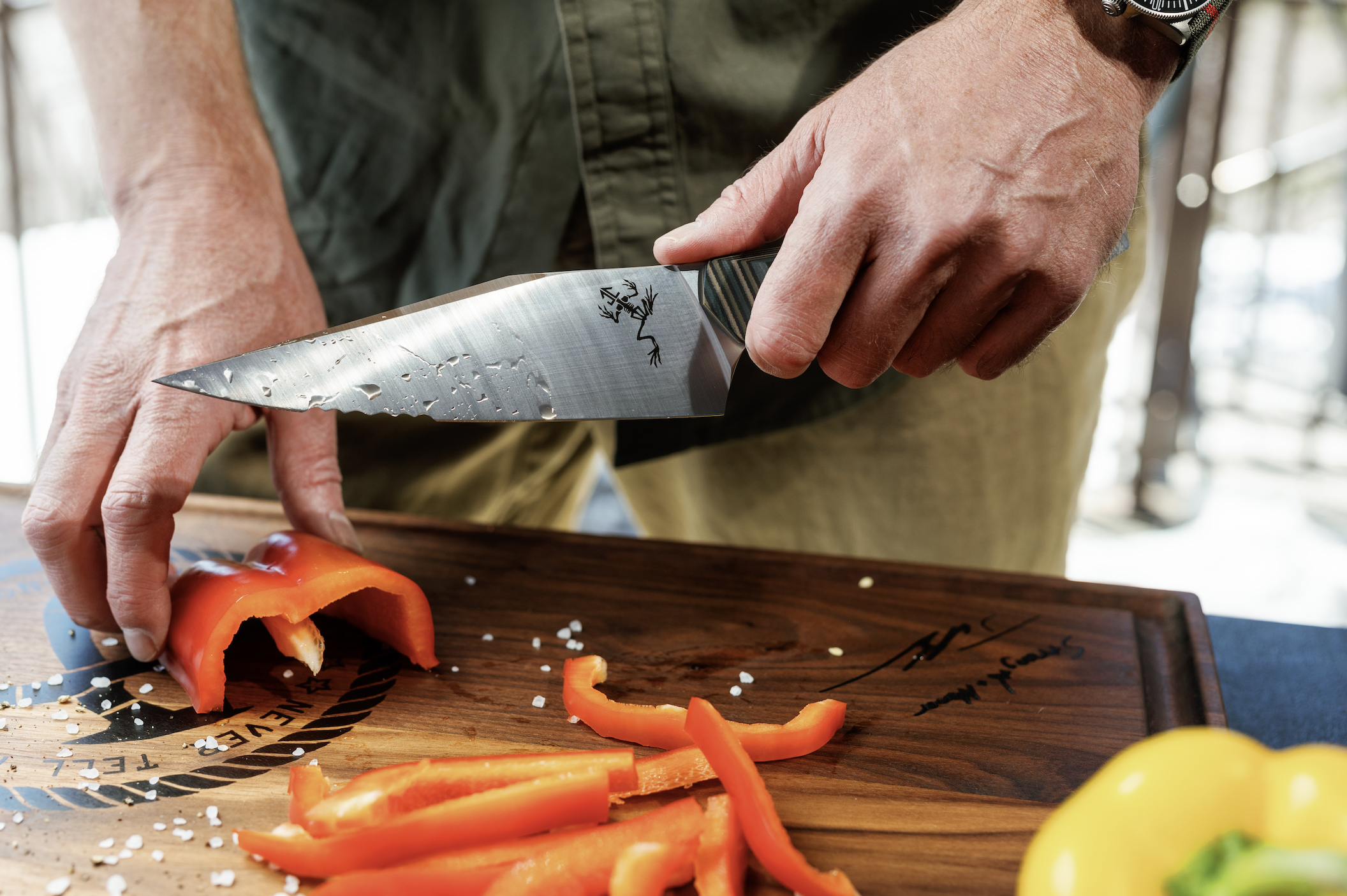 new west knifeworks toc cutting food
