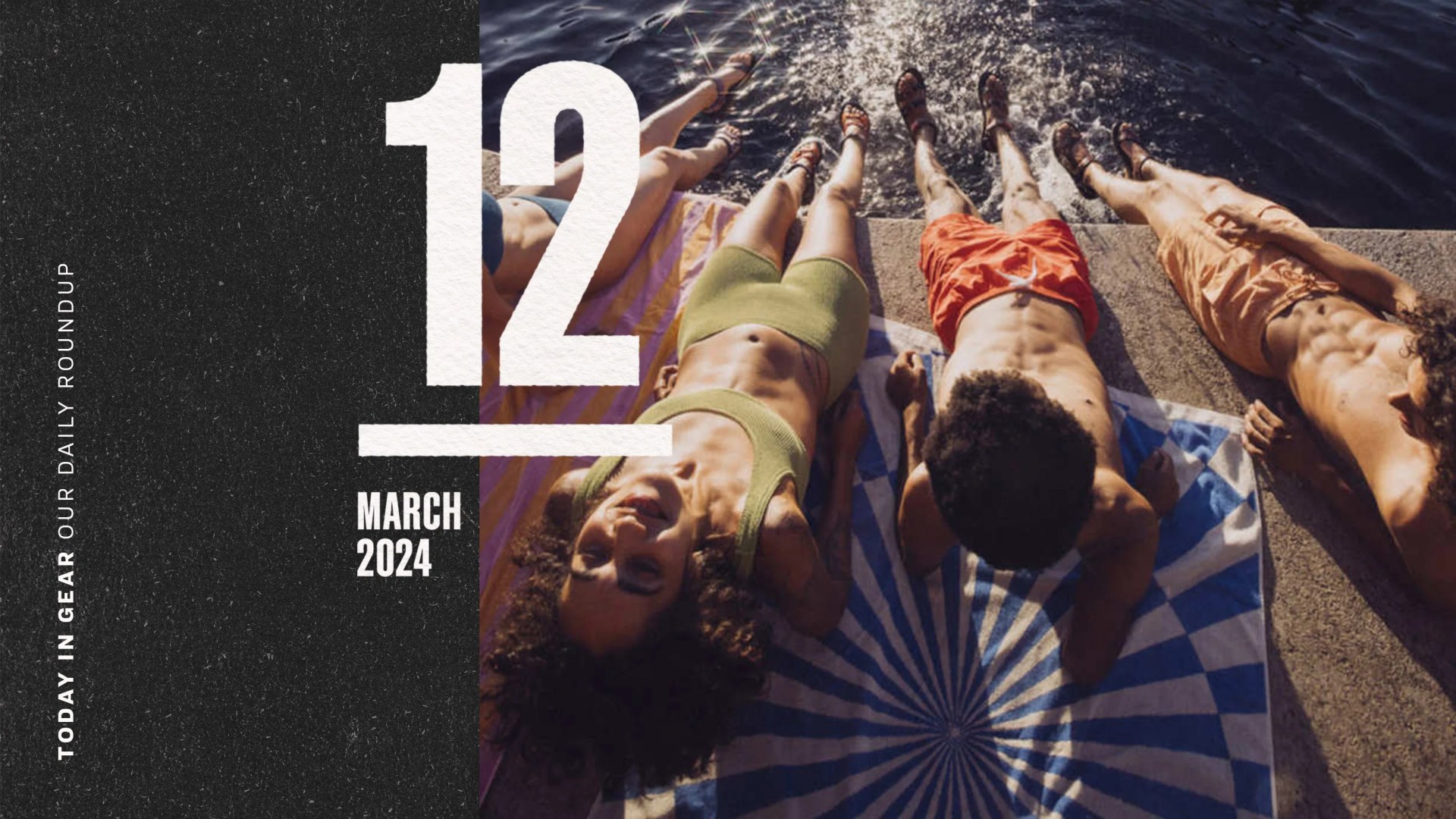 Today in Gear March 12 2024 a group of people lounging wearing Teva Original Alp Revive Sandal