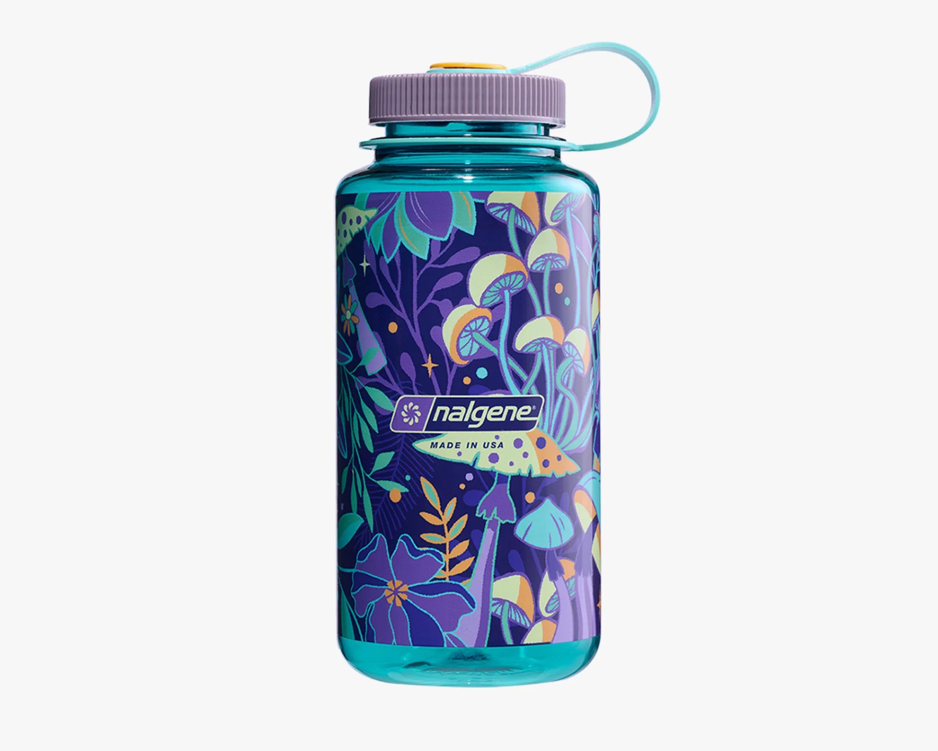 32oz Wide Mouth Psychedelic Botanical Print Bottles