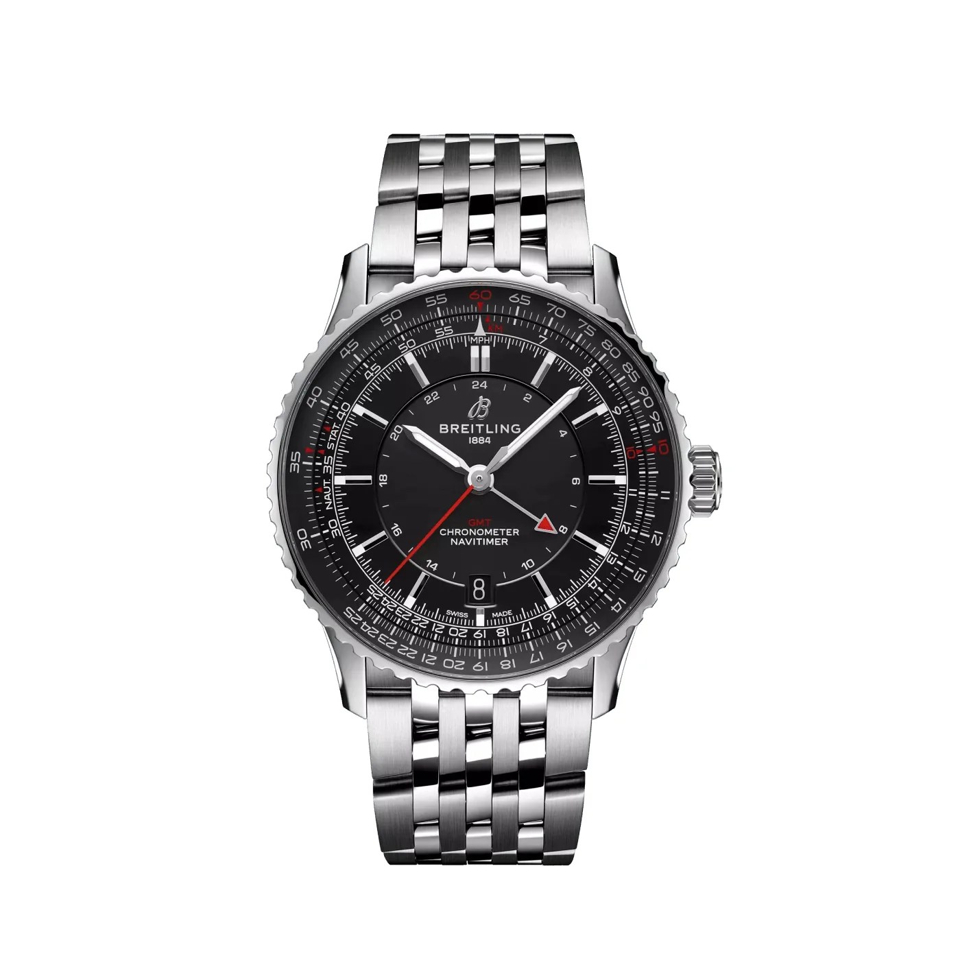 black breitling watch