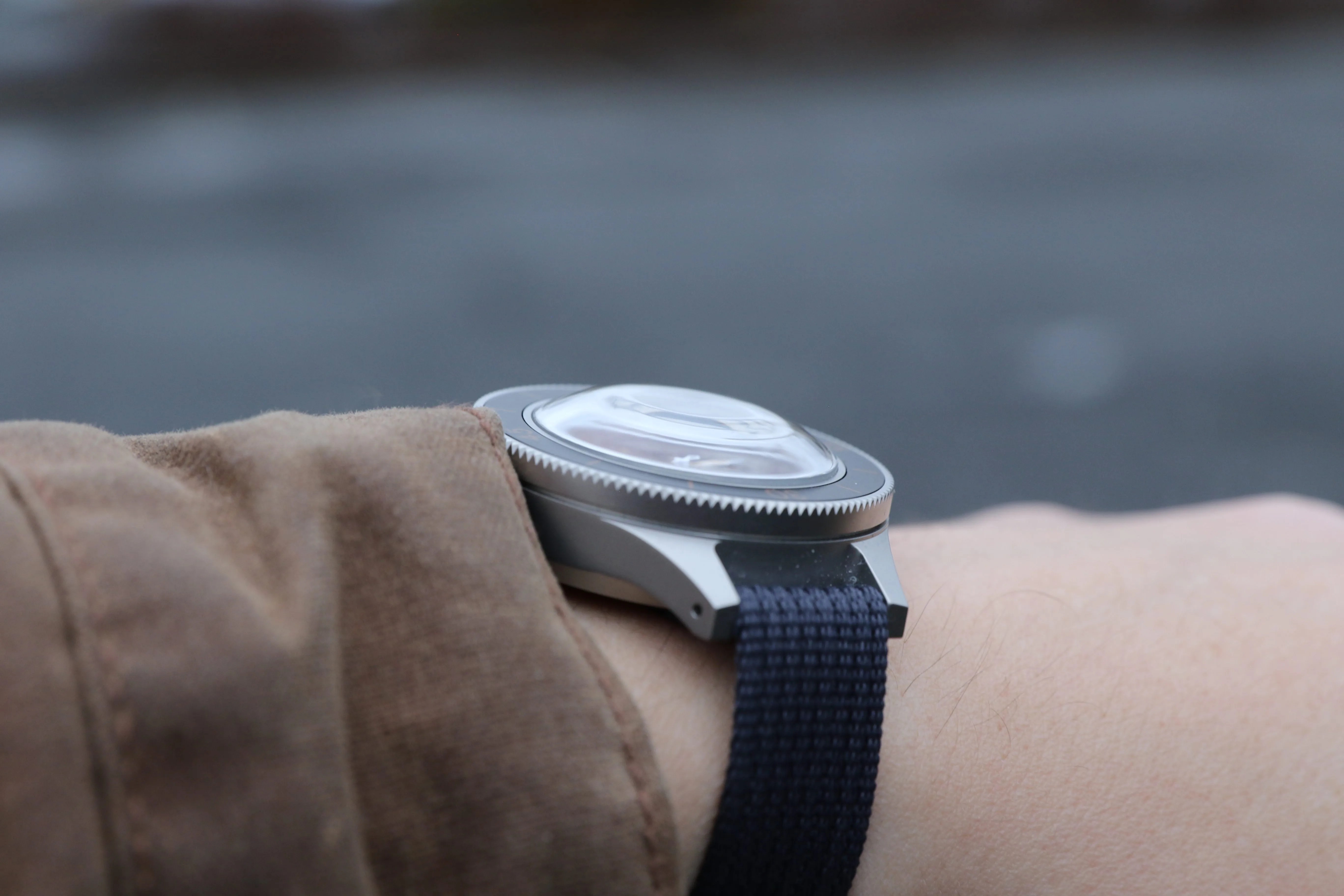 bulbous watch crystal