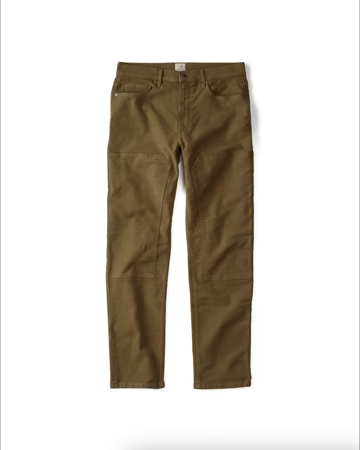 flint and tinder pants on white background