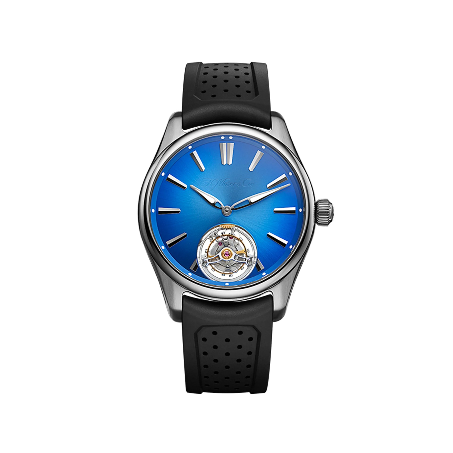 blue moser watch