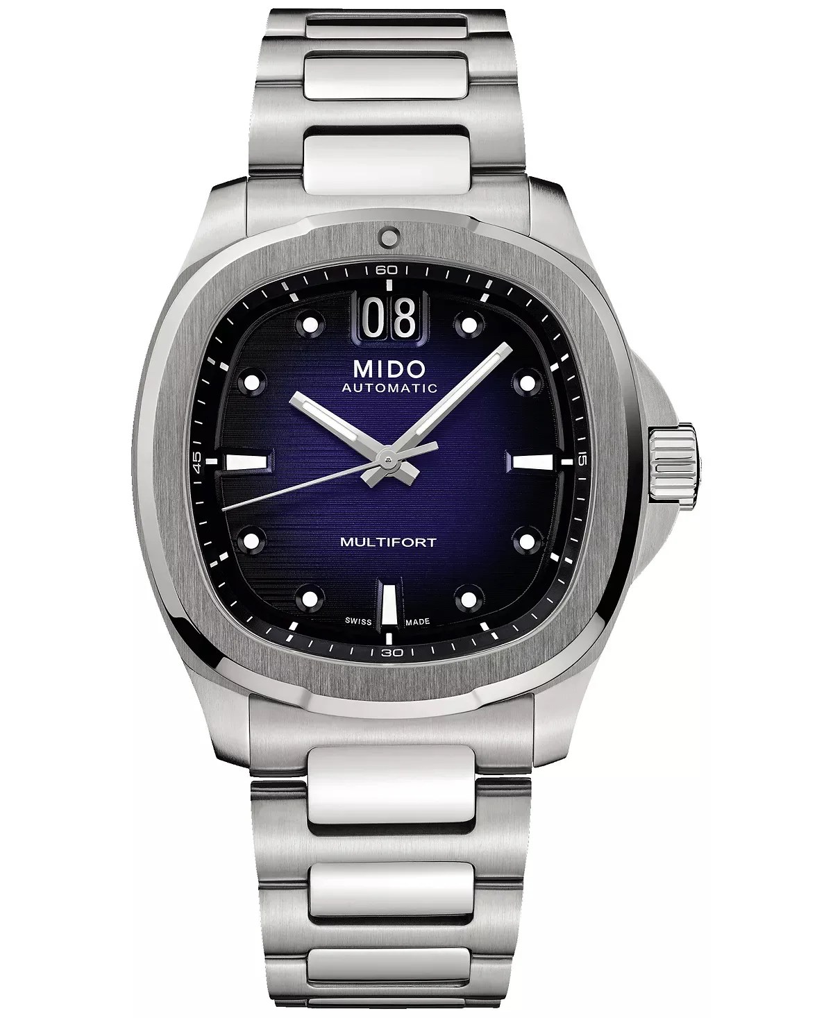 blue mido watch