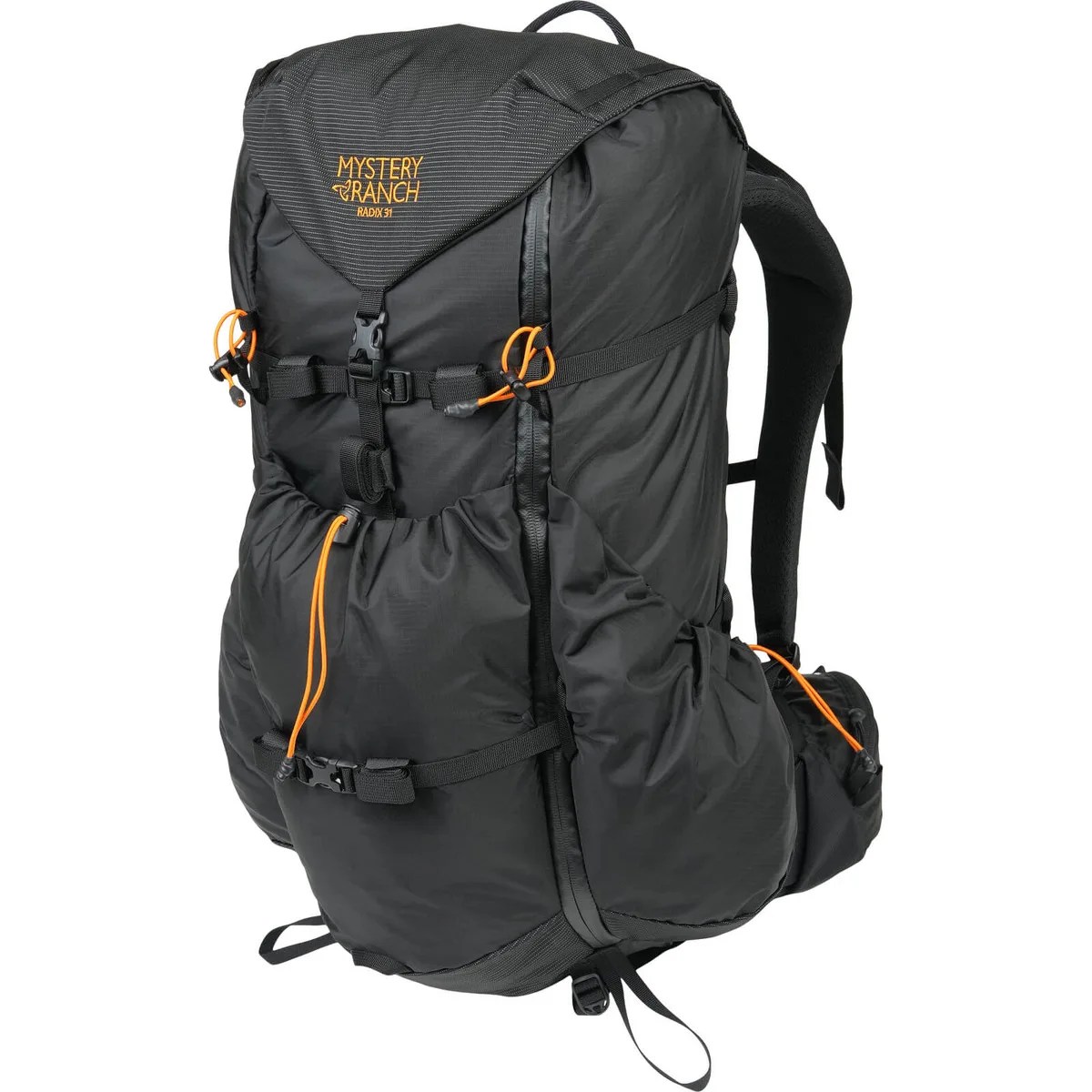 mystery ranch radix 31 liter pack on a white background