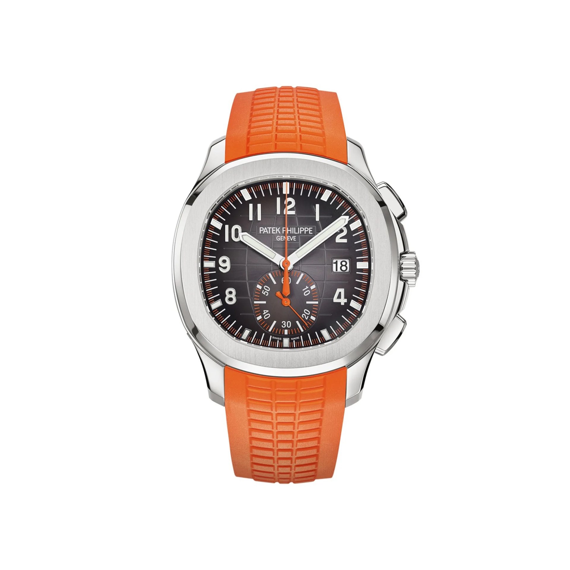 patek philippe watch with orange strap