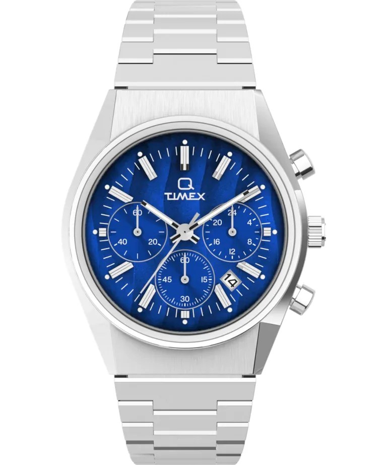 blue timex watch