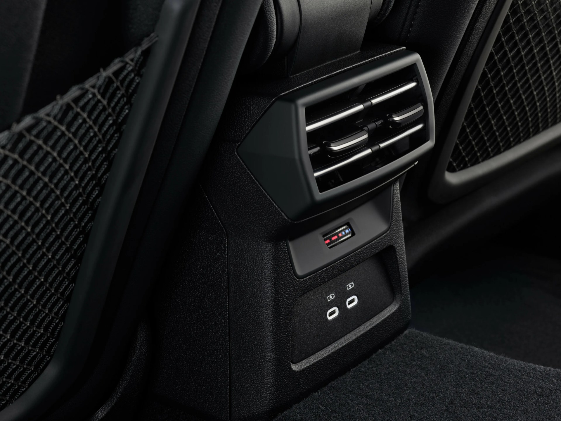 Rear climate control vent of 2025 Audi S3