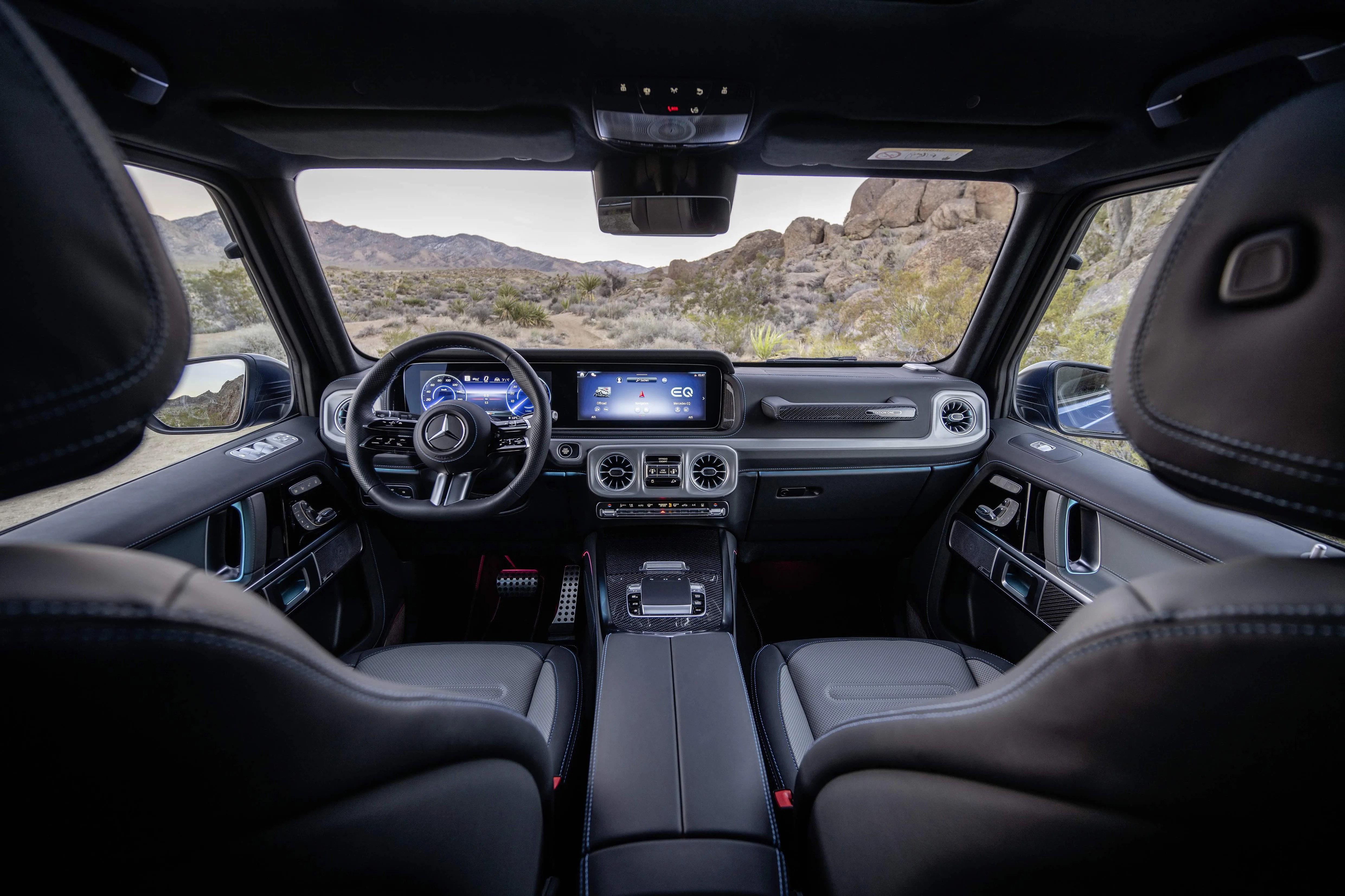 mercedes electric suv interior