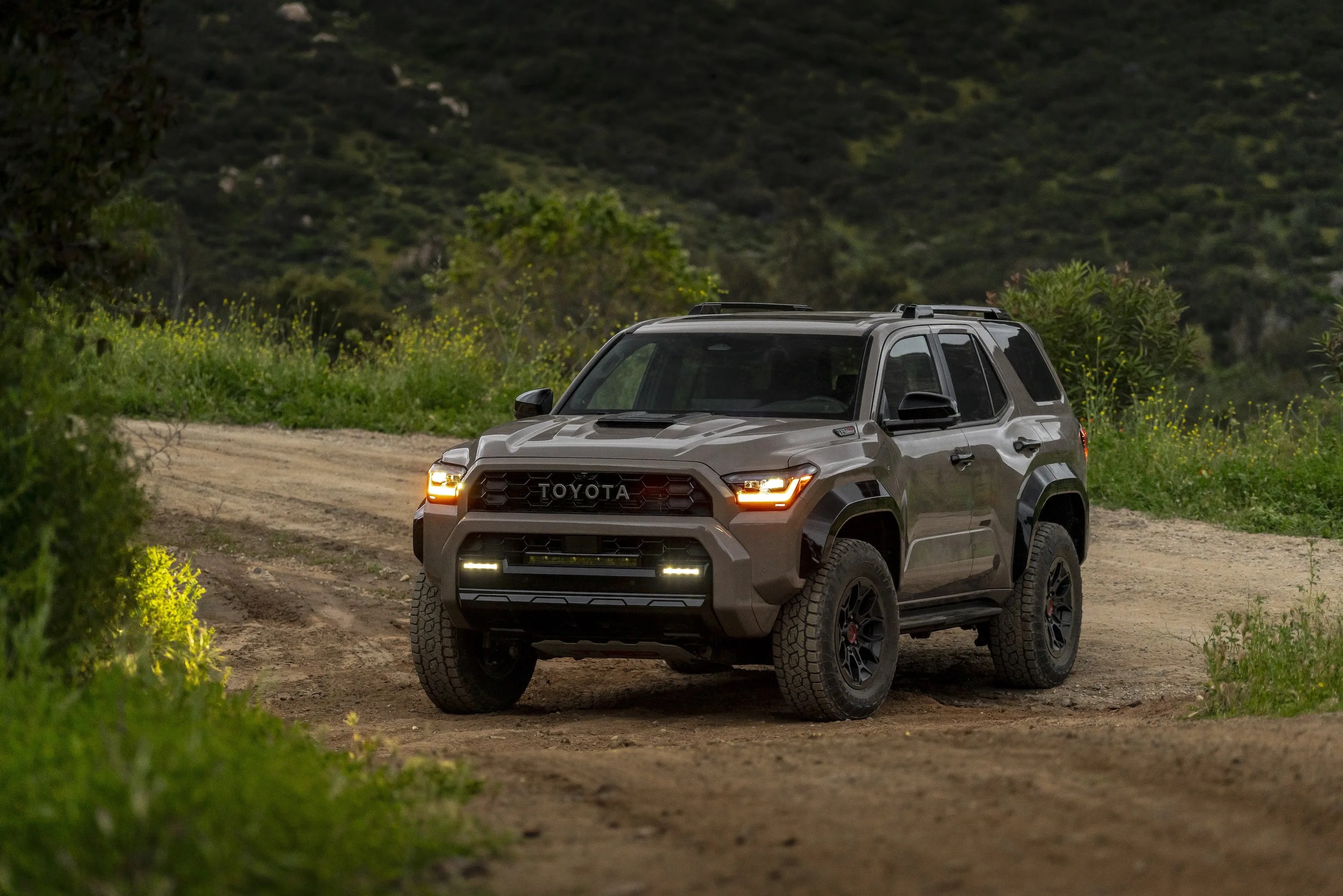Toyota 4Runner TRD Pro on a mountain trail