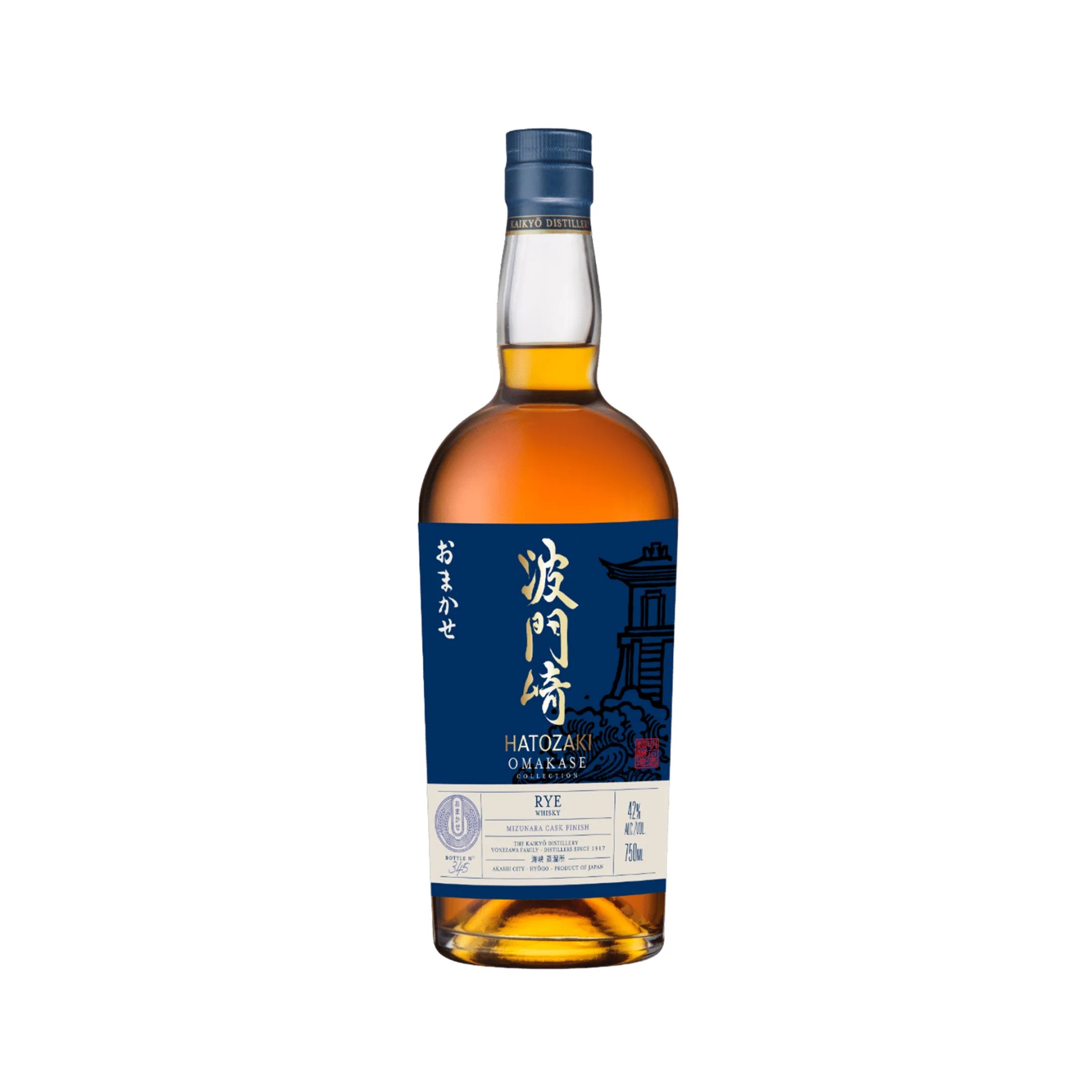 Hatozaki whisky bottle