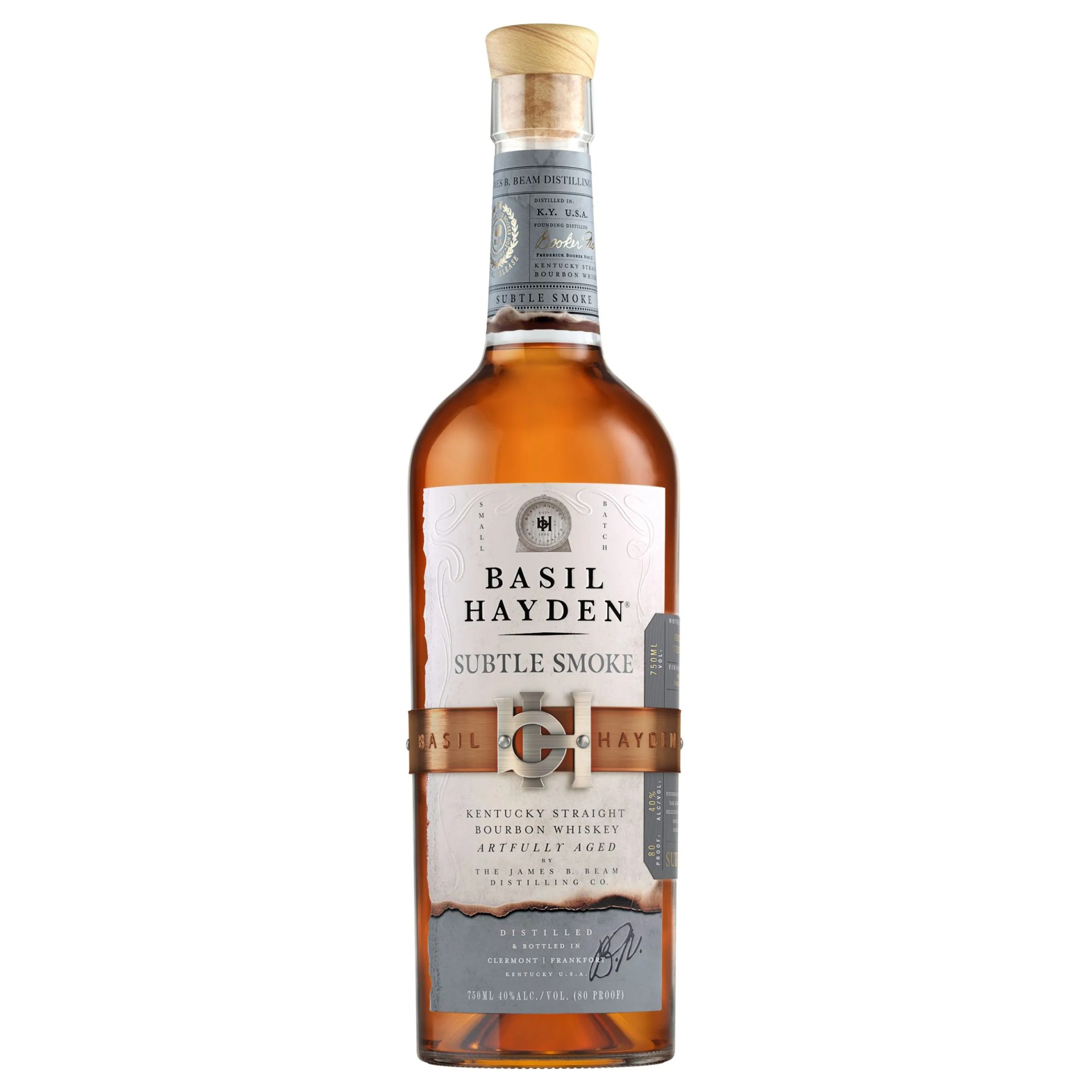 basil hayden bourbon bottle