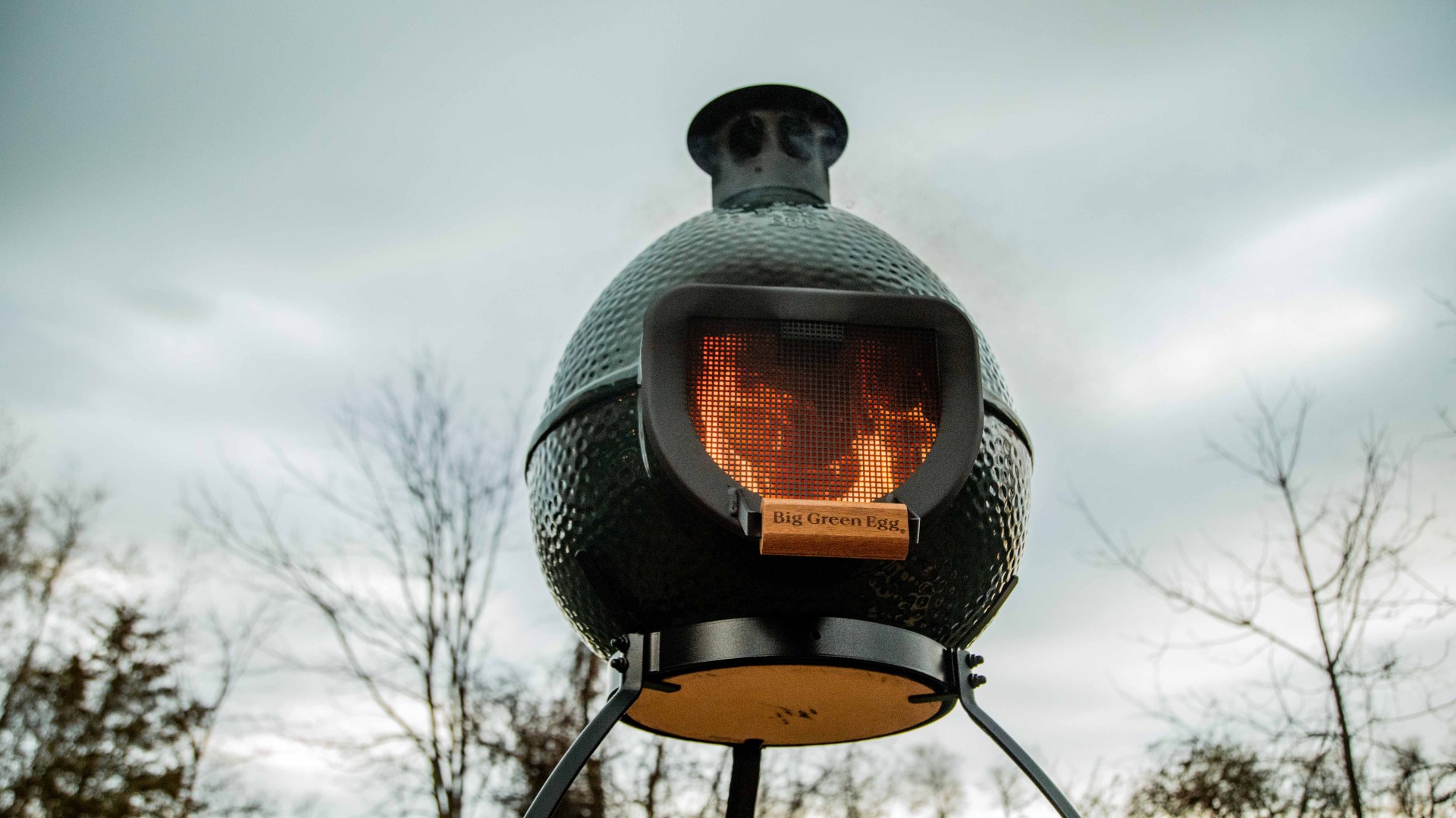 big green egg chiminea
