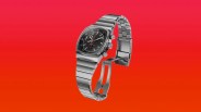 brew watch on red background