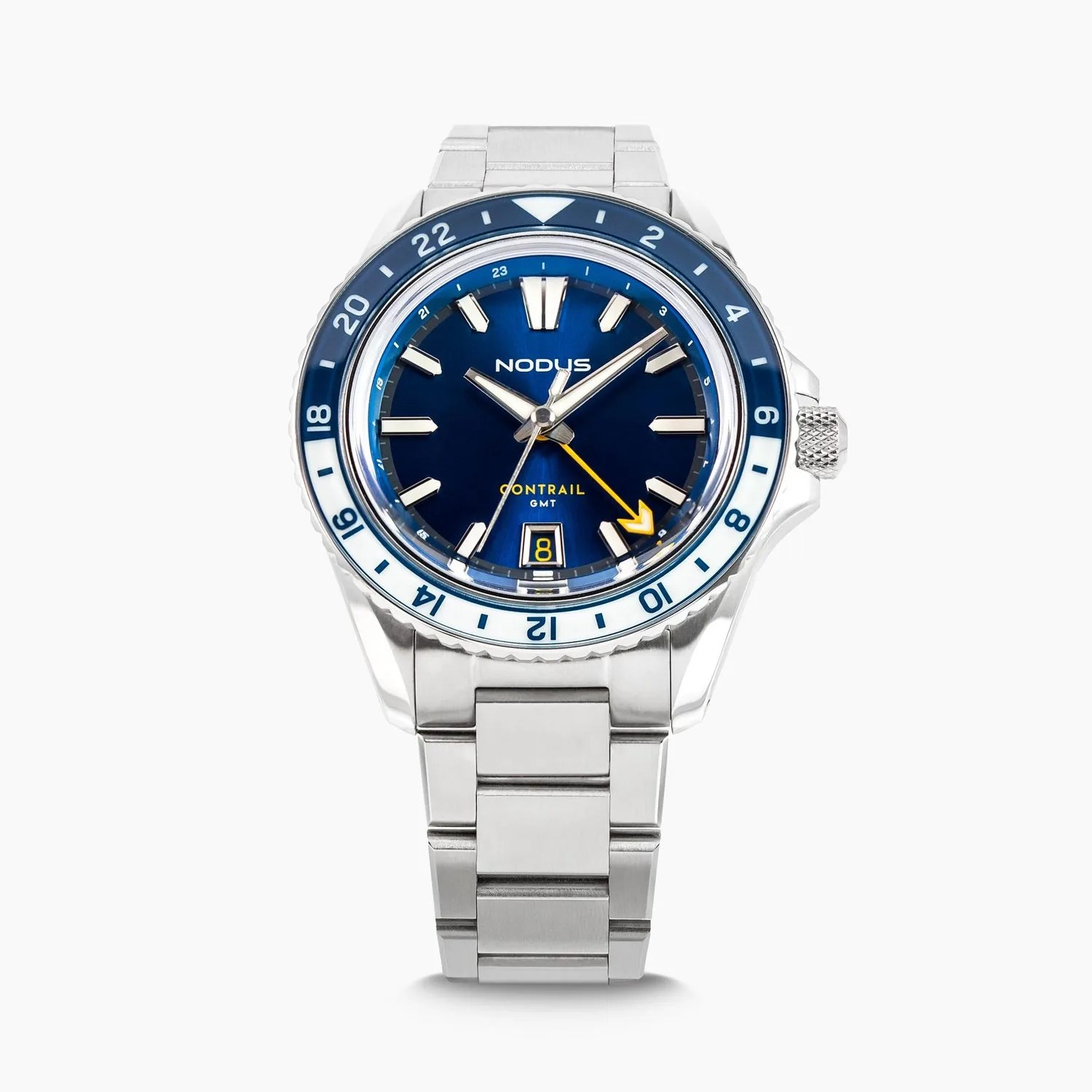 blue nodus gmt watch
