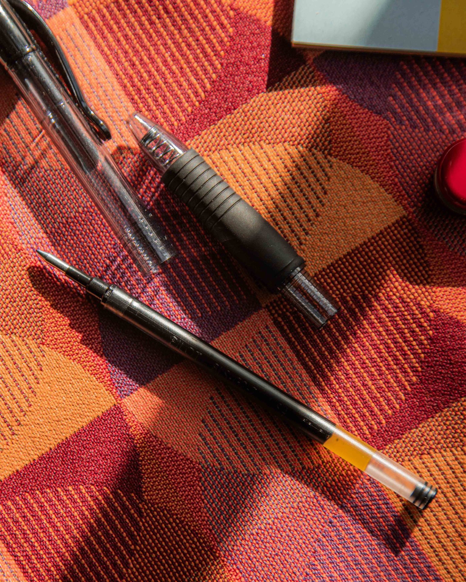 the refill cartridge of a Pilot G2 pen