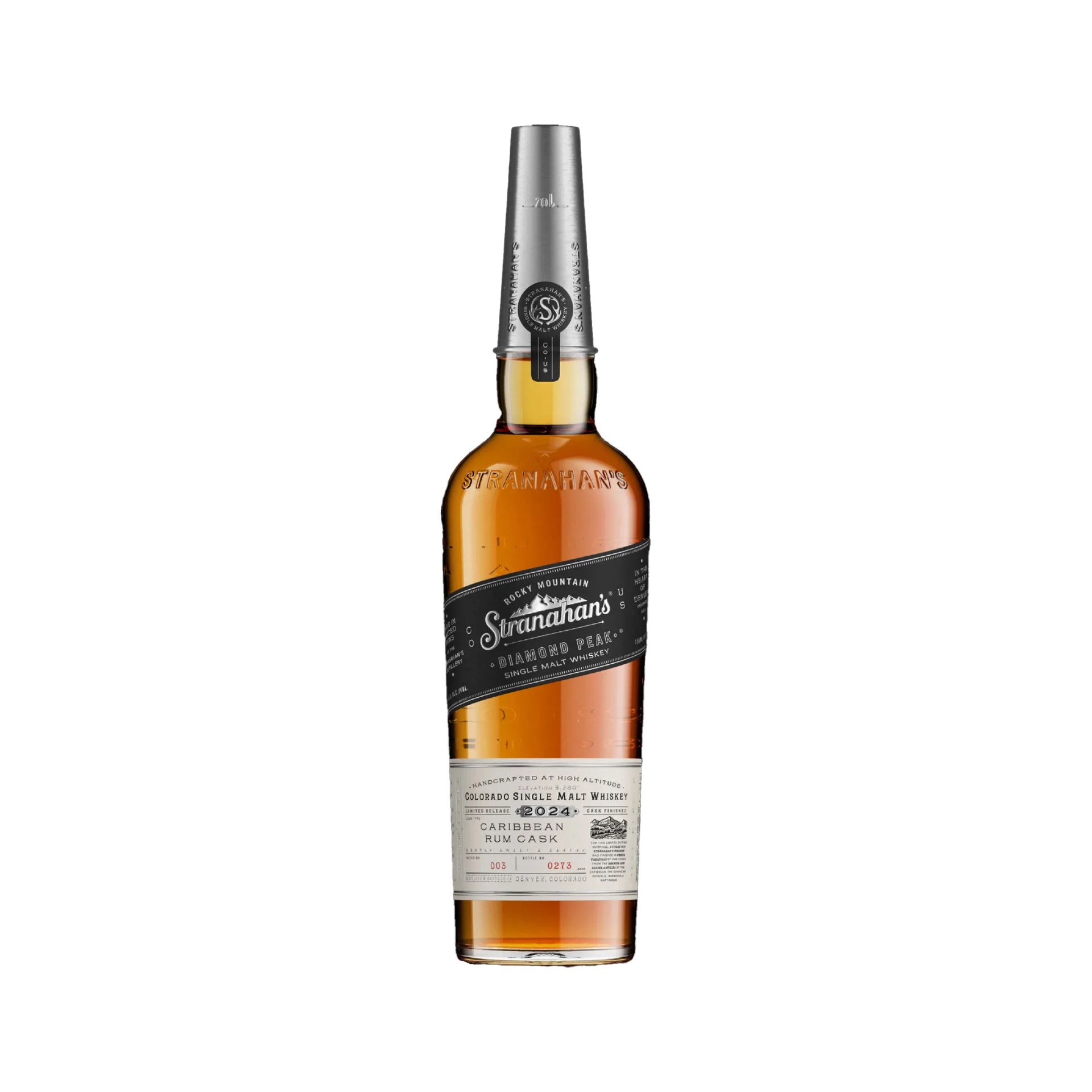 bottle of stranahans whiskey