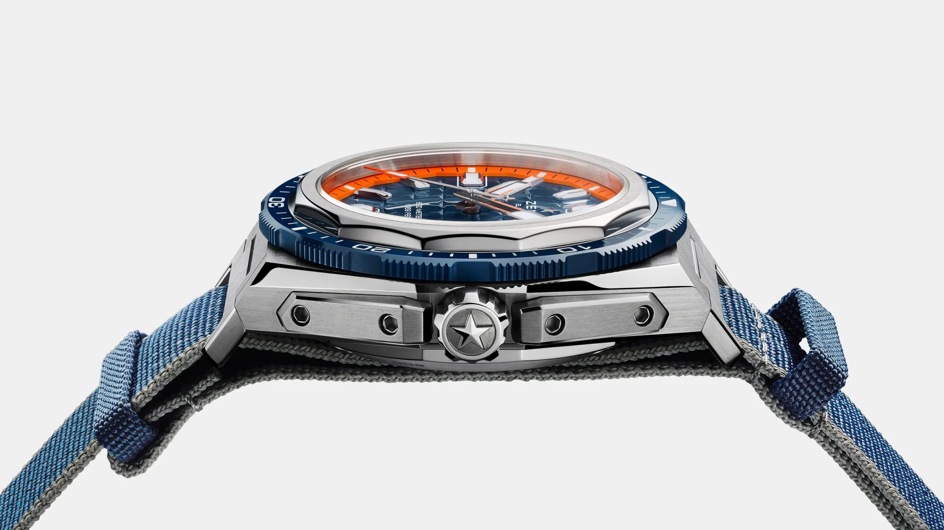 zenith dive watch side profile