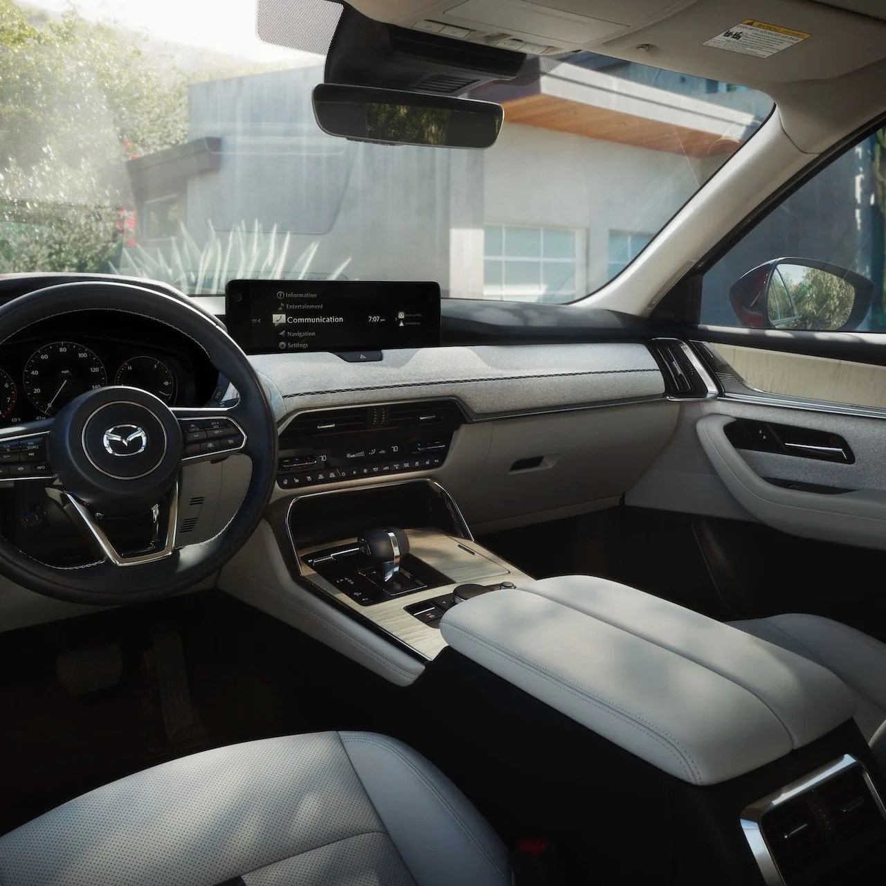 the interior of a 2024 mazda cx90