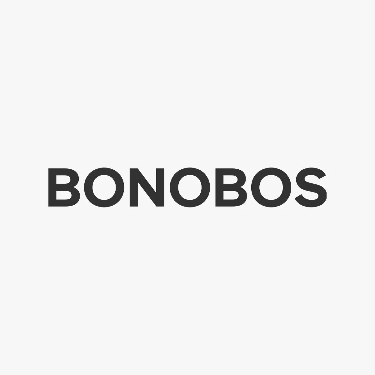 Bonobos brand logo on grey background