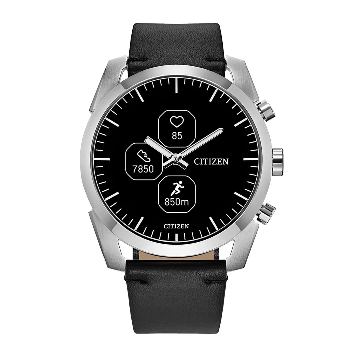 watch with leather strap