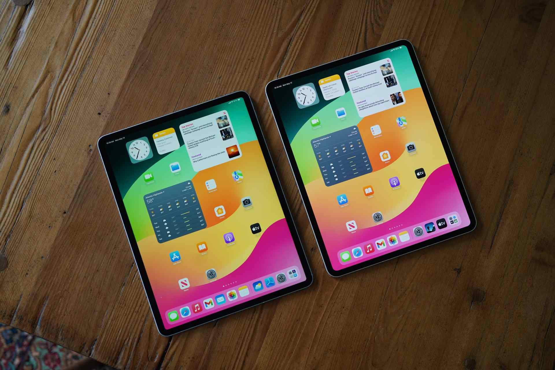 13" M4 iPad Pro vs 13" M2 iPad Air