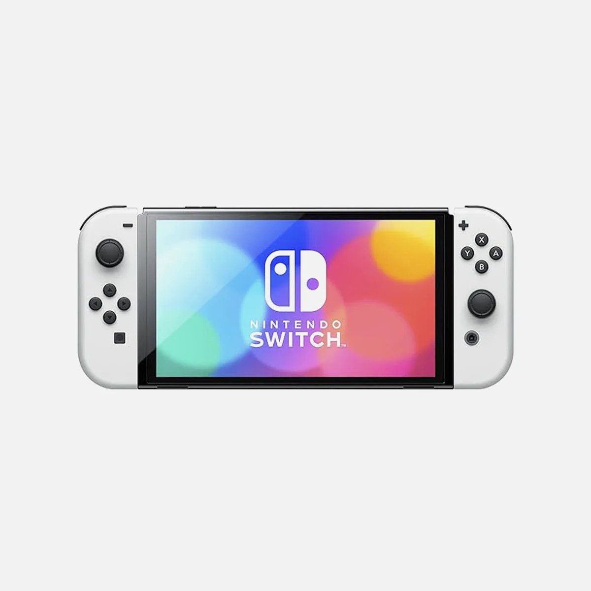 Nintendo Switch Oled on grey screen