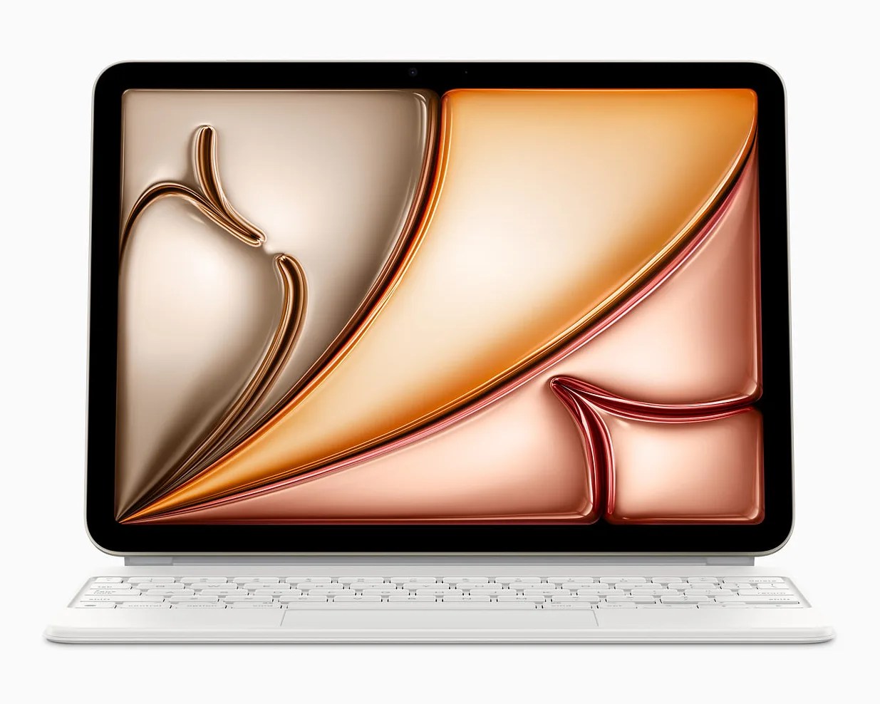 an ipad air with a keyboard