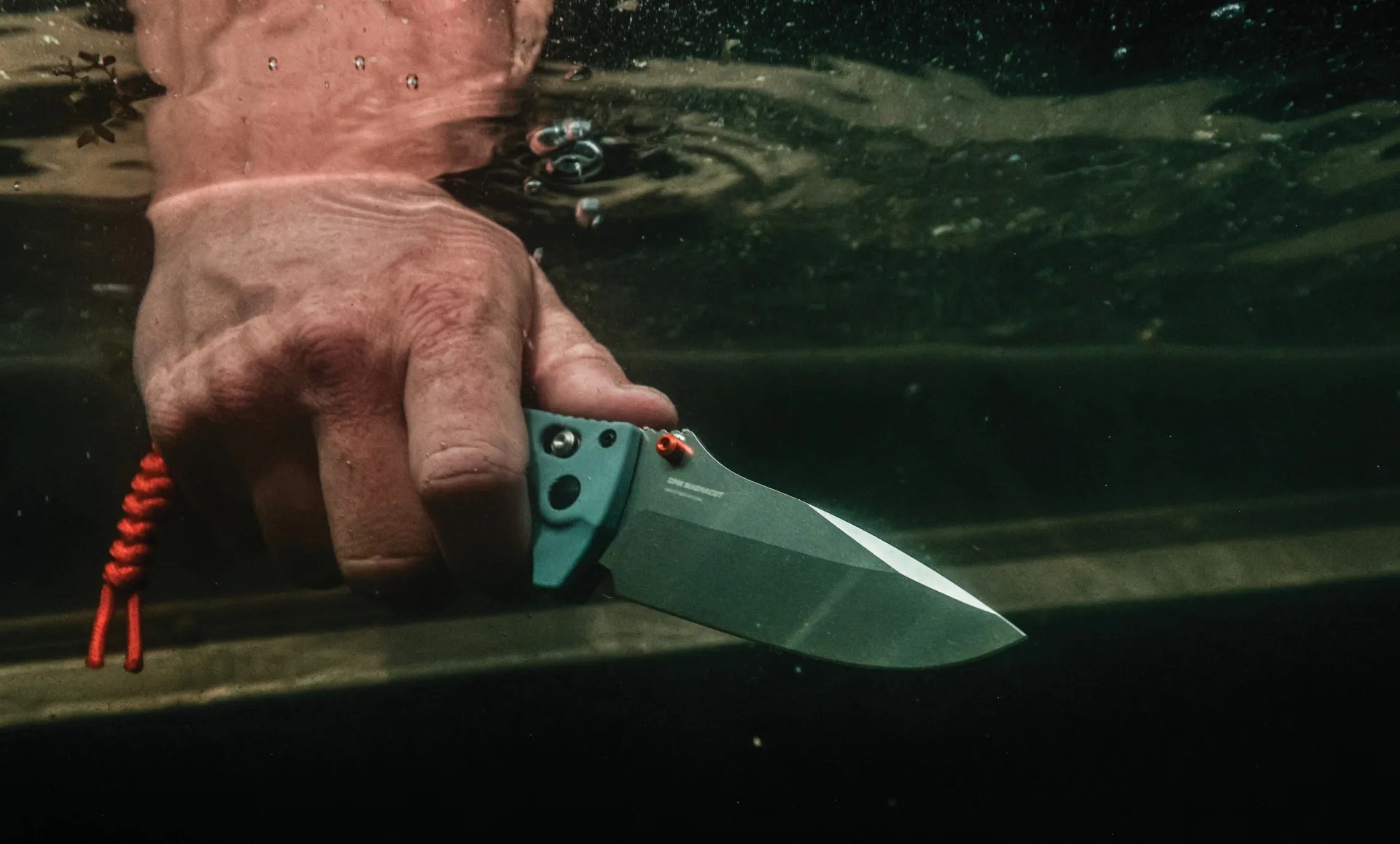 benchmade knife used underwater